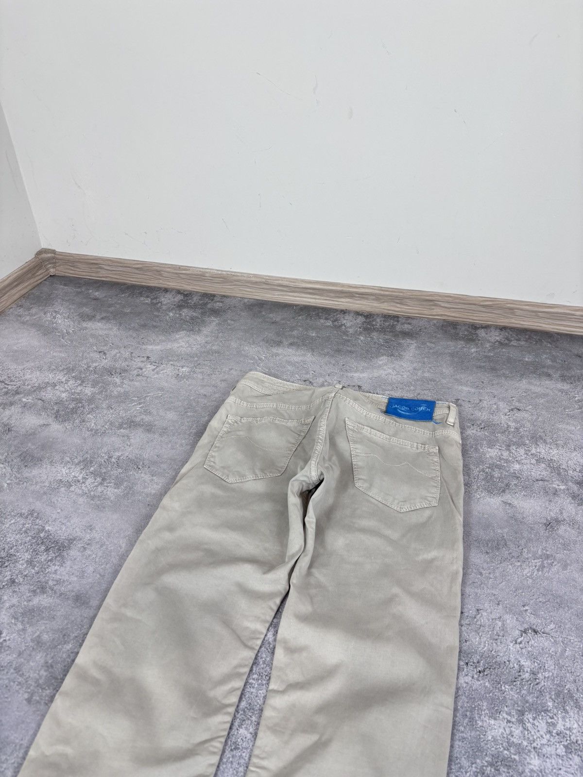 Jacob Cohen Jacob Cohen J613 Comf Vintage Men’s Beige Jeans Pants Size US 30 / EU 46 - 20 Thumbnail