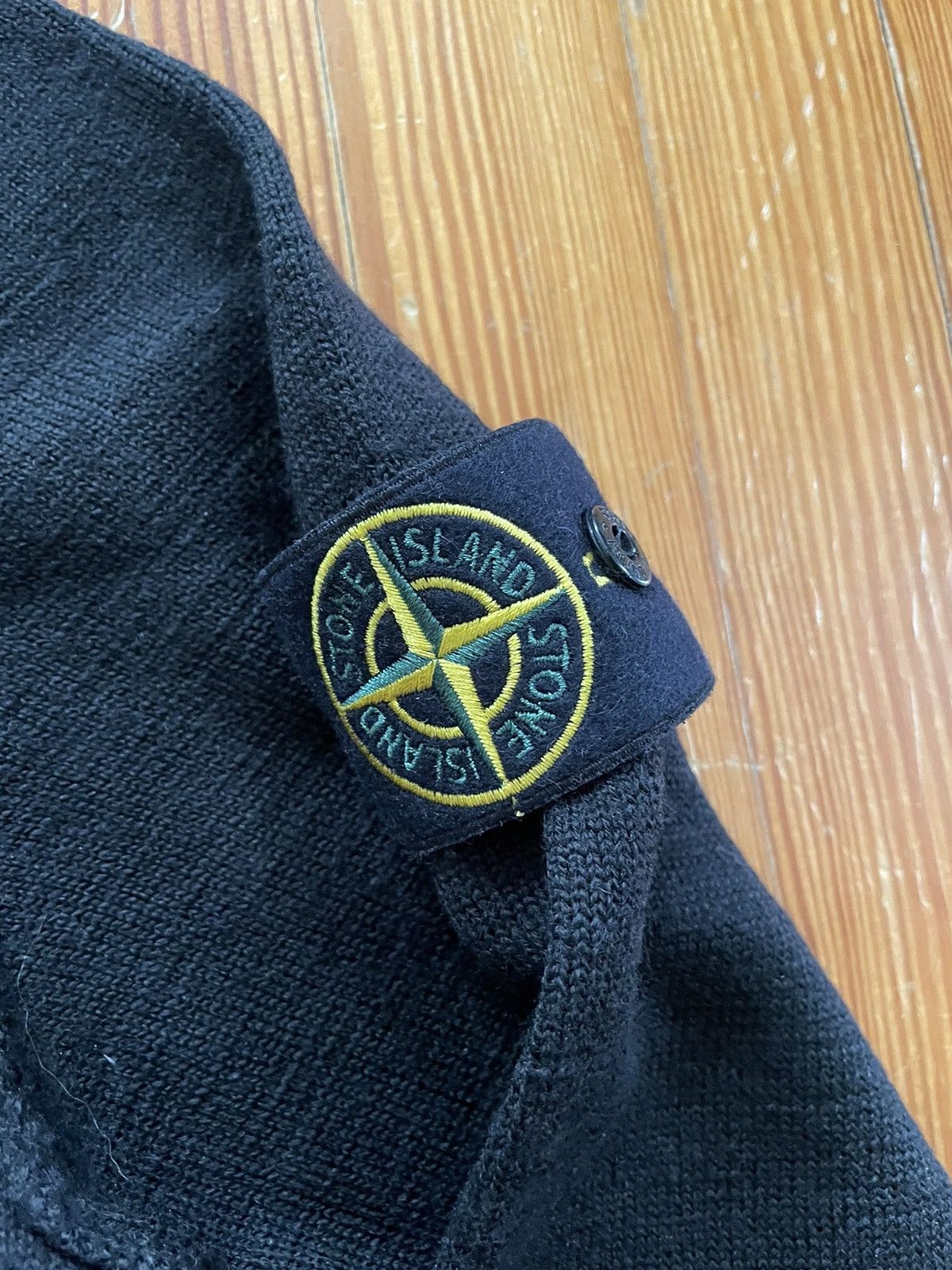 Stone Island Stone Island Wool Knit Sweater Black Size US L / EU 52-54 / 3 - 4 Thumbnail