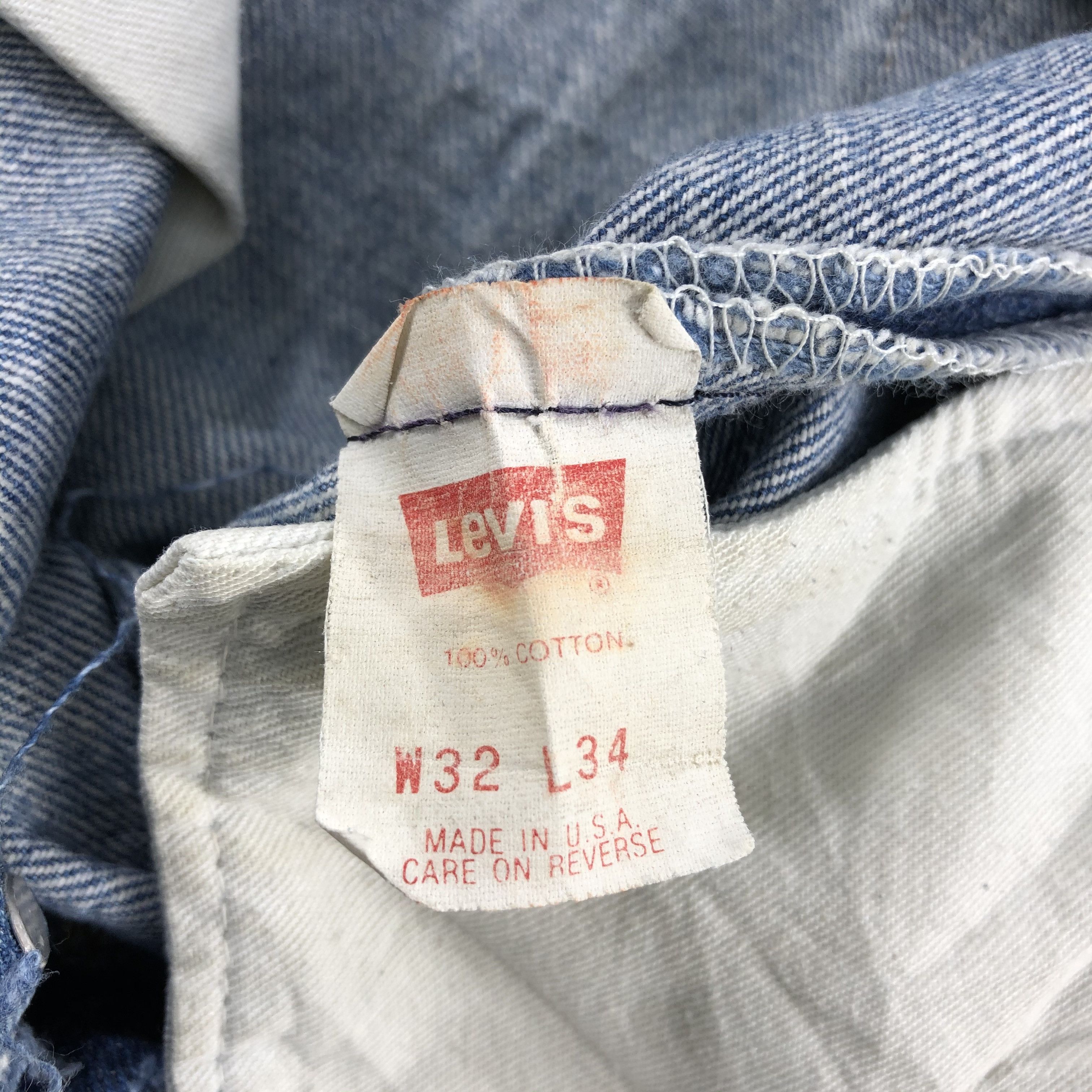 Levi's × Vintage Vintage 90s Levis 501 Jeans -JM884 Size US 31 - 9 Thumbnail