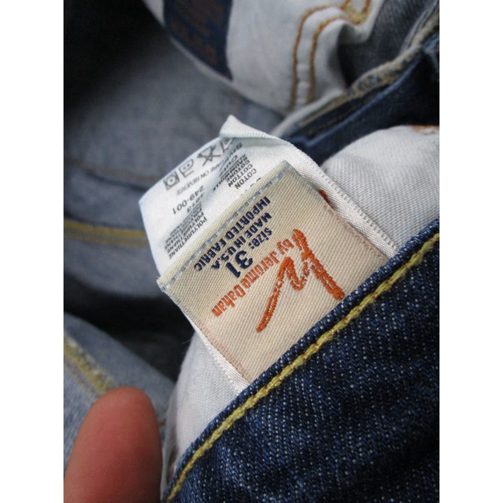 Citizens Of Humanity Citizens of Humanity Jeans Ava Women's 31 Straight Leg Denim Blue 5-Pocket Comfortable Stretch Vintage No Size 24" / US 00 / IT 34 - 6 Thumbnail