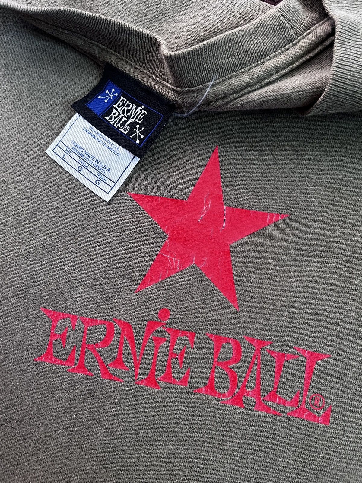 Band Tees ERNIE BALL STAR RARE Size US L / EU 52-54 / 3 - 3 Thumbnail