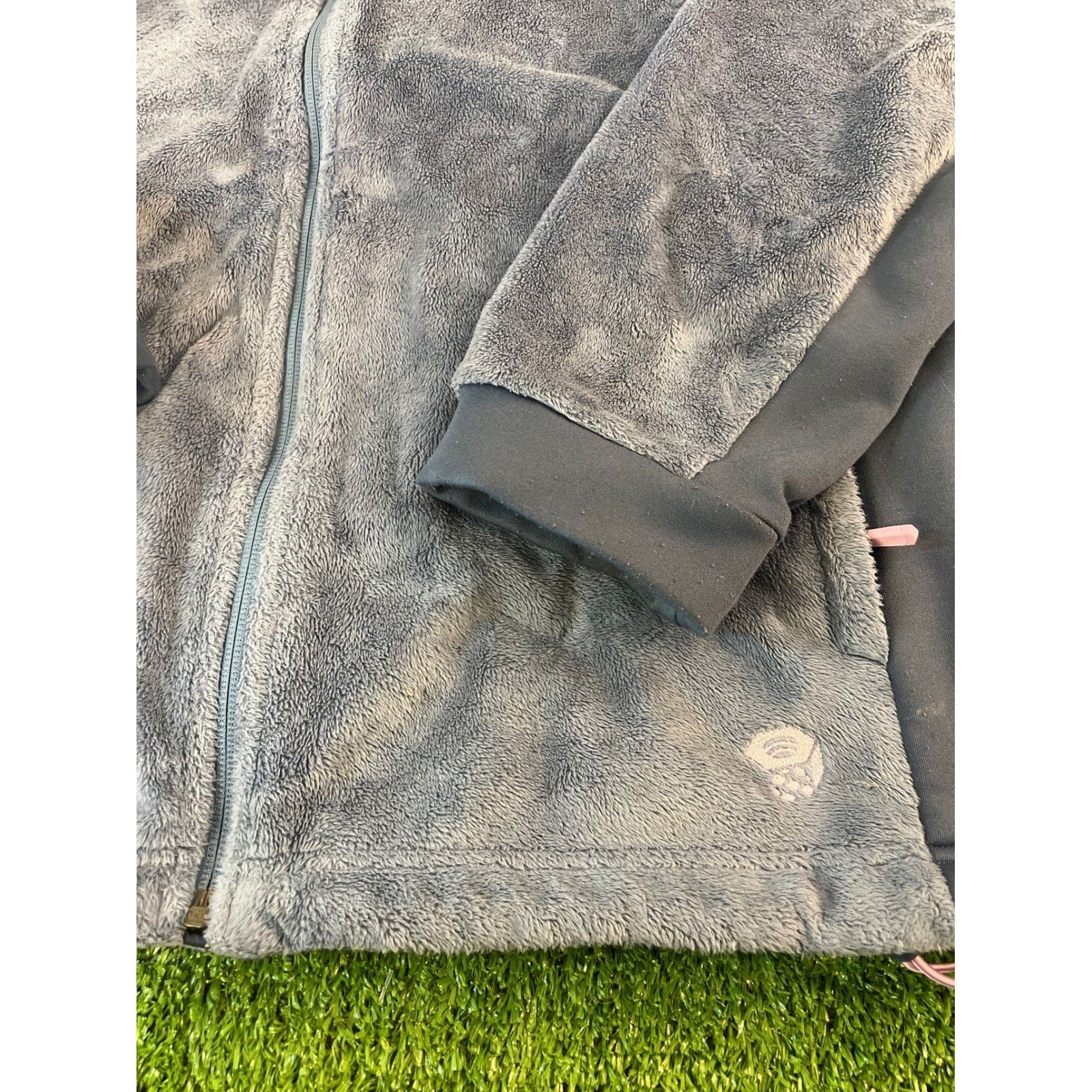 Mountain Hardwear Mountain Hardwear Women Slate Blue Fleece Full Zip Jacket XL Size XL / US 12-14 / IT 48-50 - 2 Thumbnail