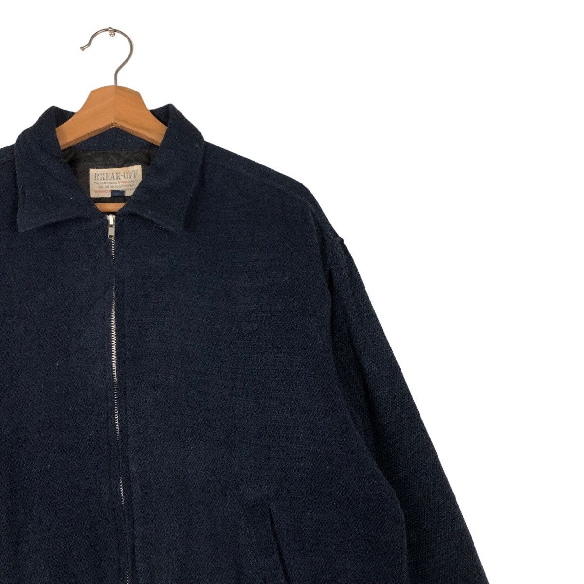 Hysteric Glamour 🔥Vintage Wool Biker Bomber Jacket Break Off Japan Size US L / EU 52-54 / 3 - 6 Thumbnail