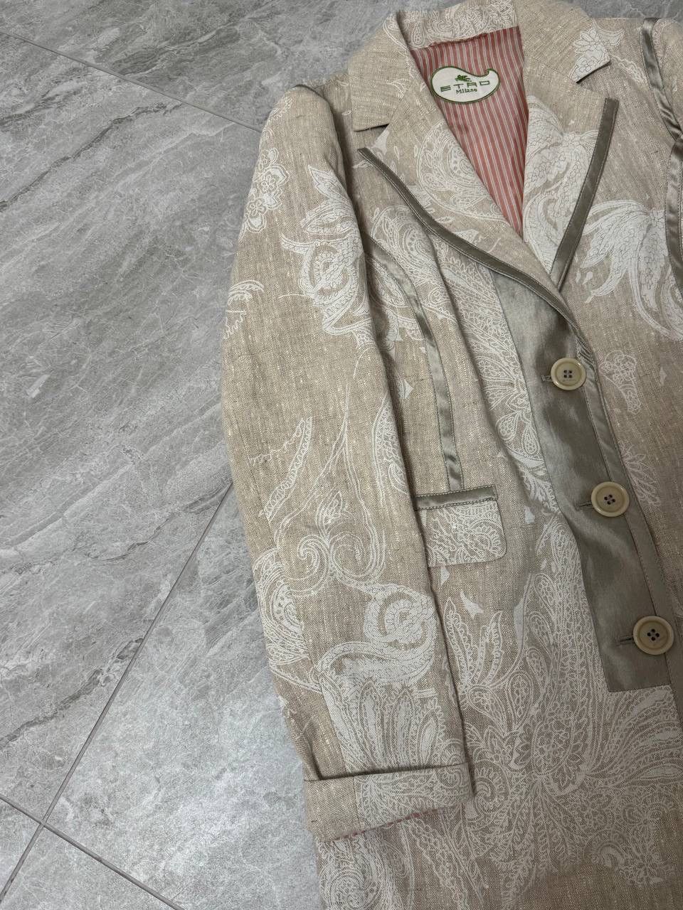 Etro Etro Linen Coat Size S / US 4 / IT 40 - 8 Thumbnail