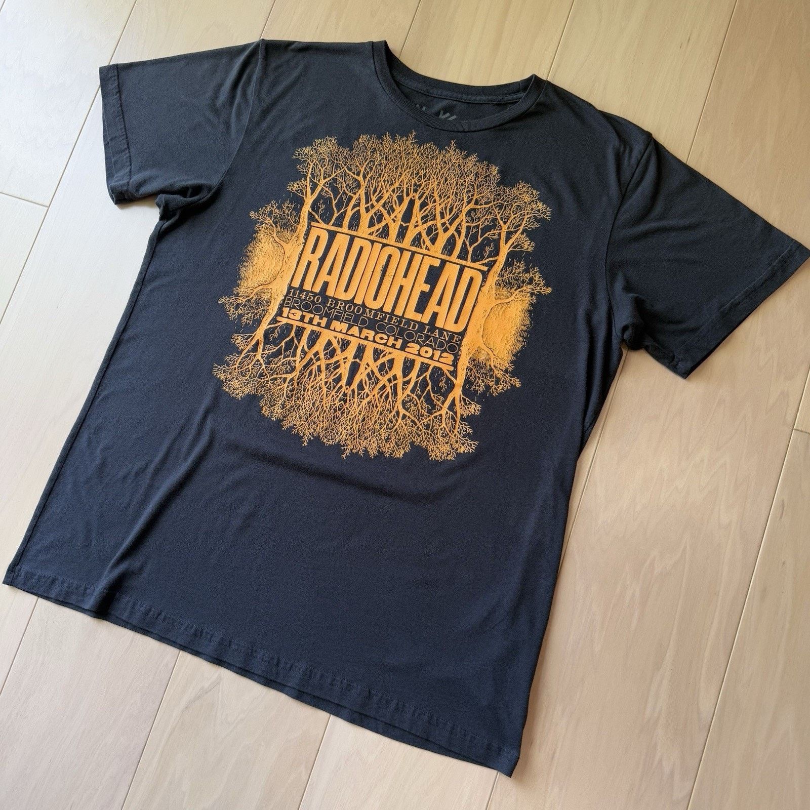 Vintage Radiohead Shirt XL Gray Waste Clothing Rock Music 2012 Tour Size US XL / EU 56 / 4 - 7 Thumbnail