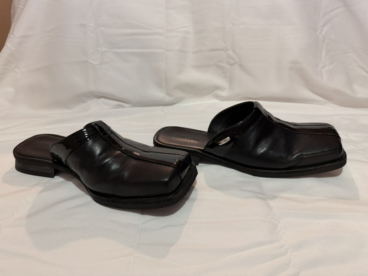 Our Legacy Our Legacy Blunt Mule Top Dyed Black Leather size 40 Size US 7 / EU 40 - 6 Thumbnail