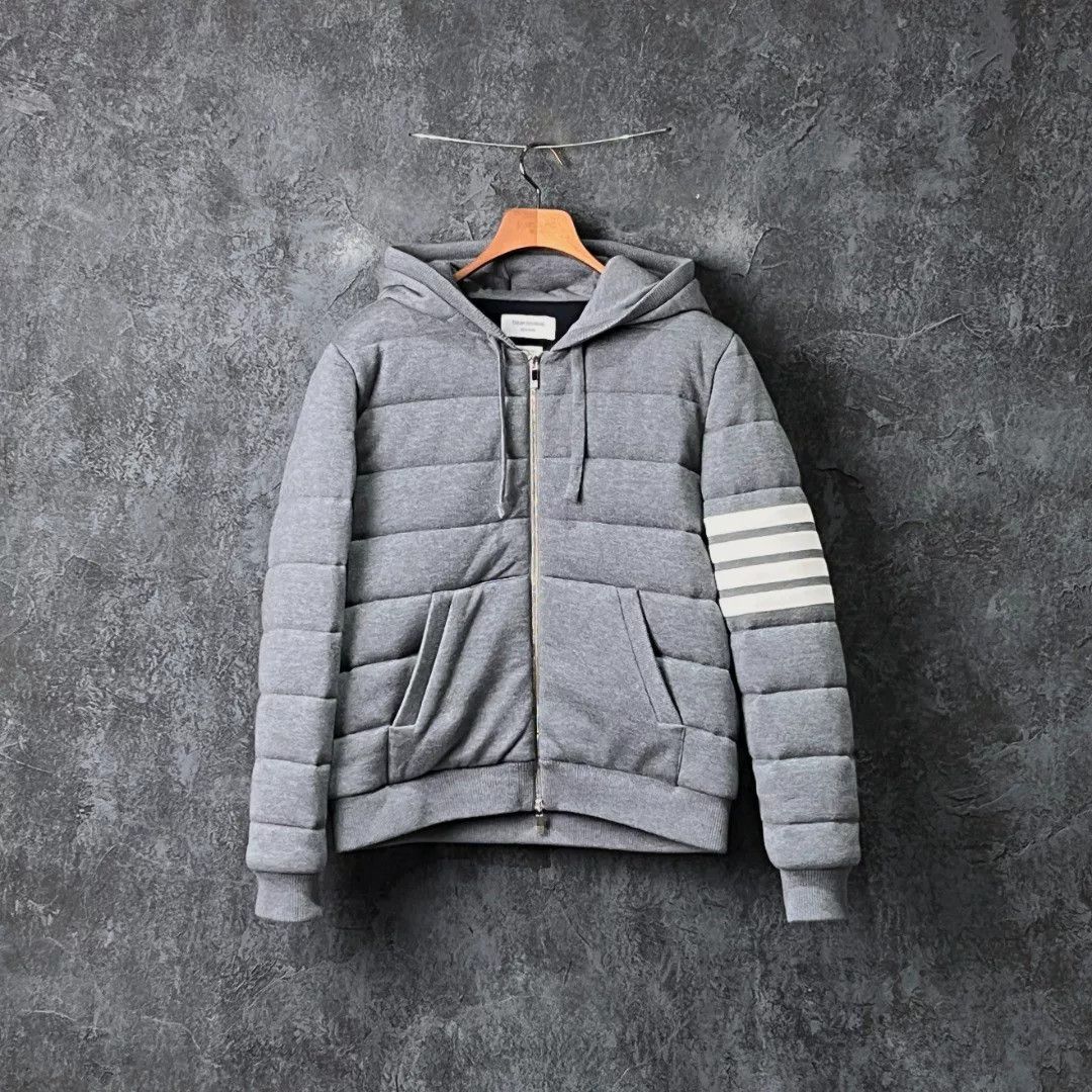 Thom Browne Thom Browne Wool Cotton Brown Heavy Coat m Men Size US M / EU 48-50 / 2 - 1 Thumbnail