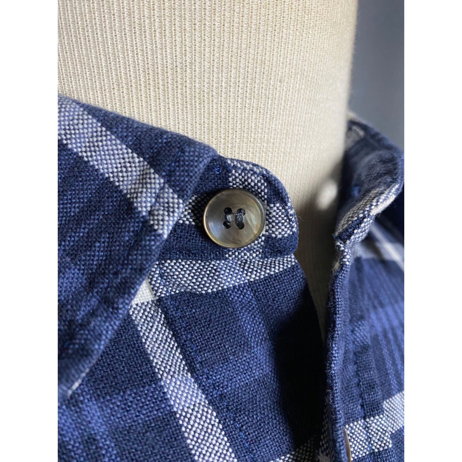 A.P.C. MINT! A.P.C. Men's Blue Checked Overshirt Jacket Size M Size US M / EU 48-50 / 2 - 8 Thumbnail