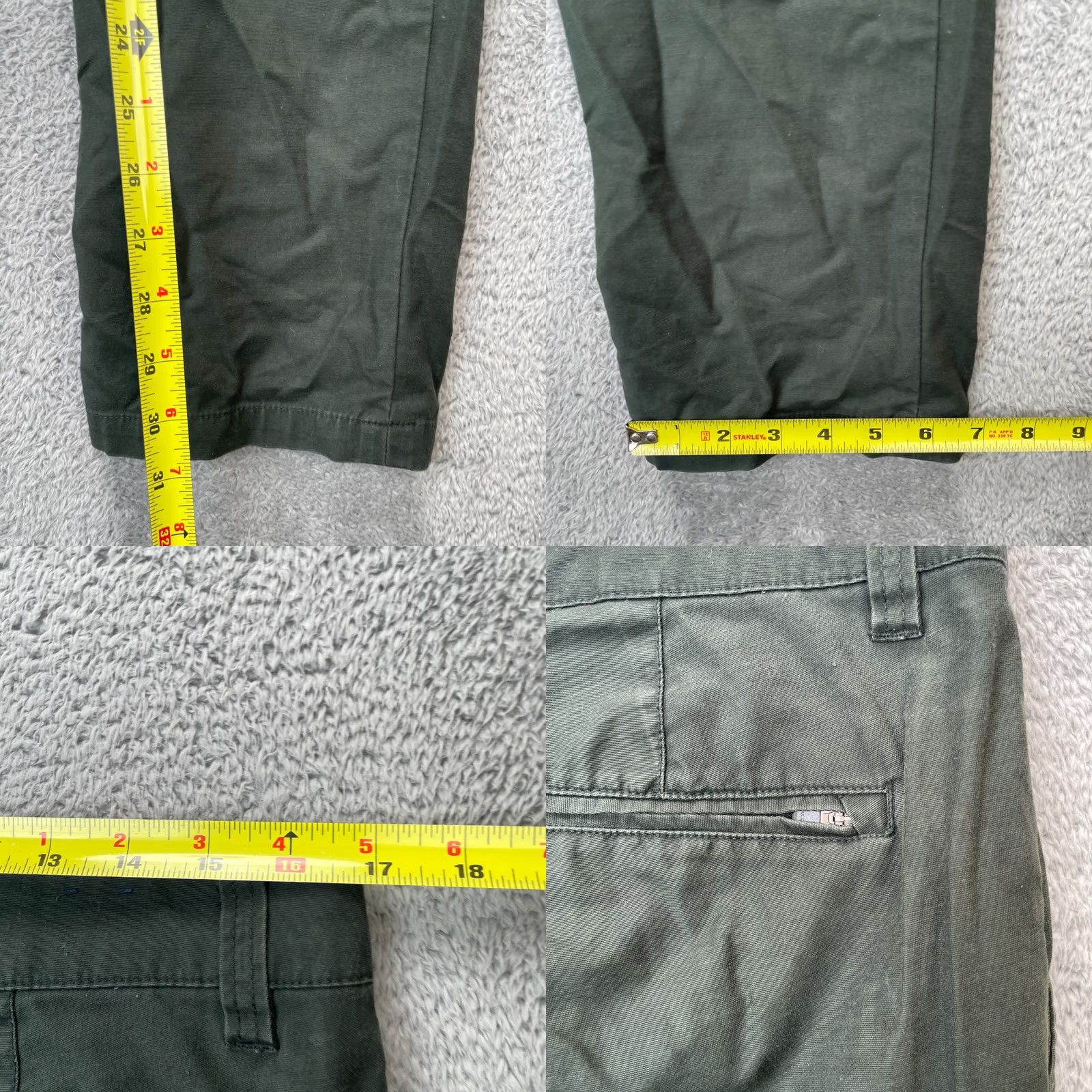 Roark Roark Pants Mens 32 Green Straight Fit Cotton Nylon Spandex Casual Chino Style City Nature Preppy Mens Size US 34 / EU 50 - 8 Thumbnail
