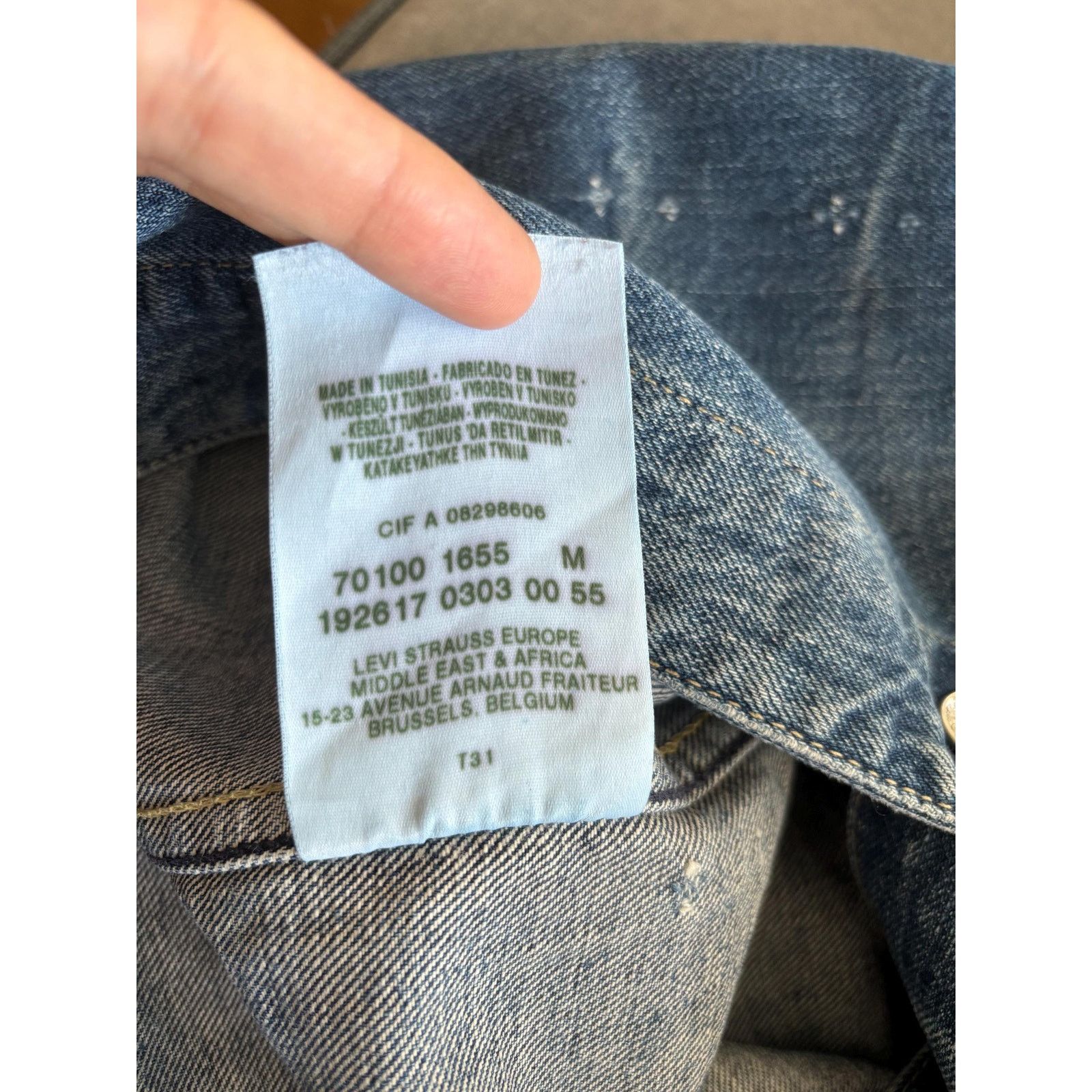 Levi's Levi's Engineered Denim Jacket Red Tab Y2K Medium Fit Size US M / EU 48-50 / 2 - 8 Thumbnail