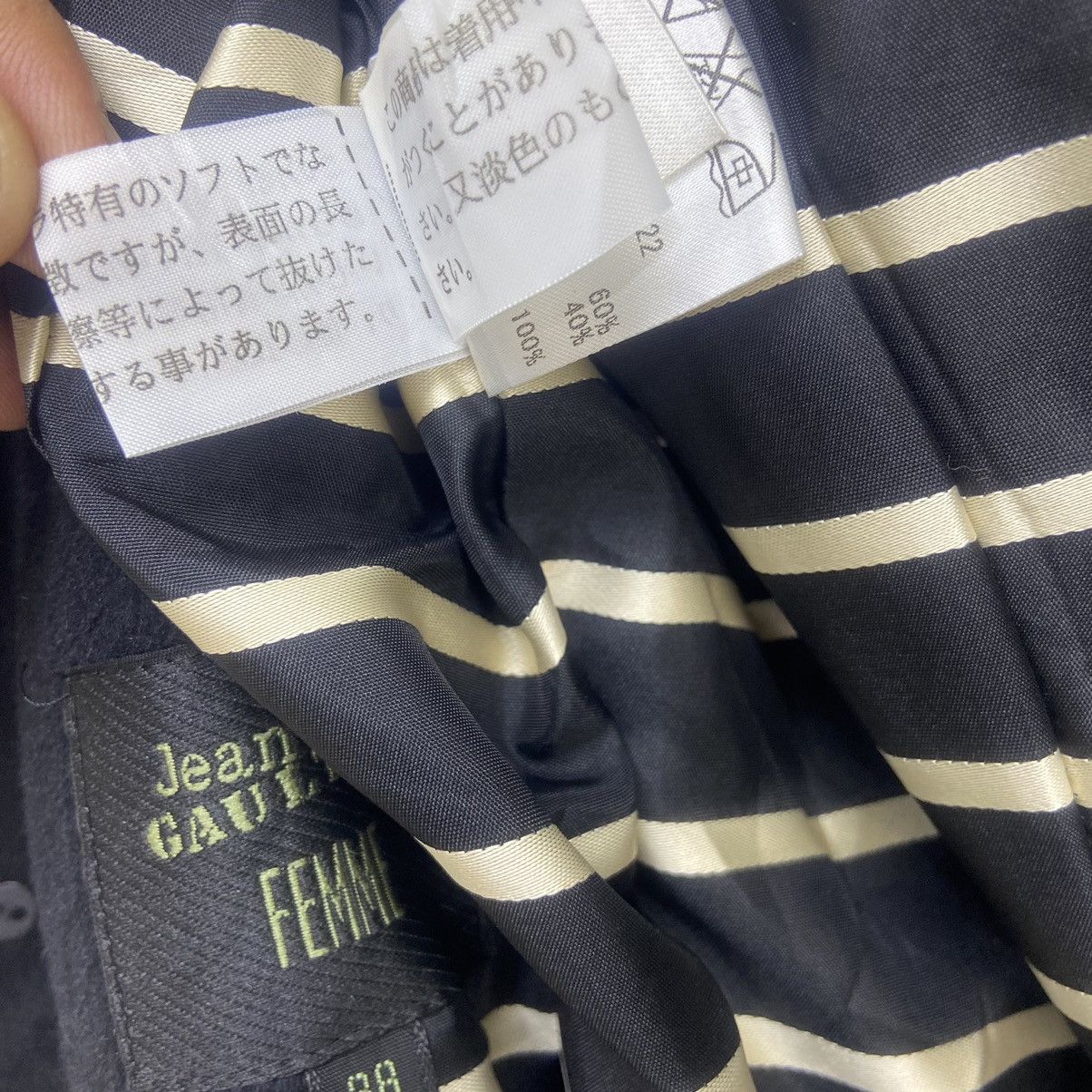 Jean Paul Gaultier 🔥Jean Paul Gaultier Wool Long Coat Size XS / US 0-2 / IT 36-38 - 19 Thumbnail