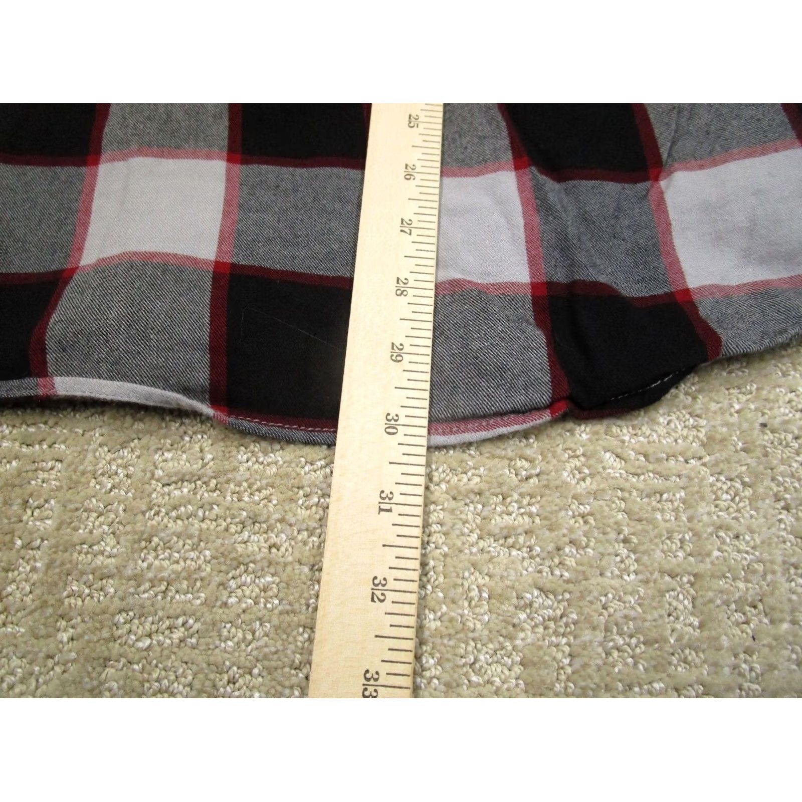 Paige Paige Shirt Men XL Black Plaid Long Sleeve Button Up Lumberjack Logger Size US XL / EU 56 / 4 - 6 Thumbnail