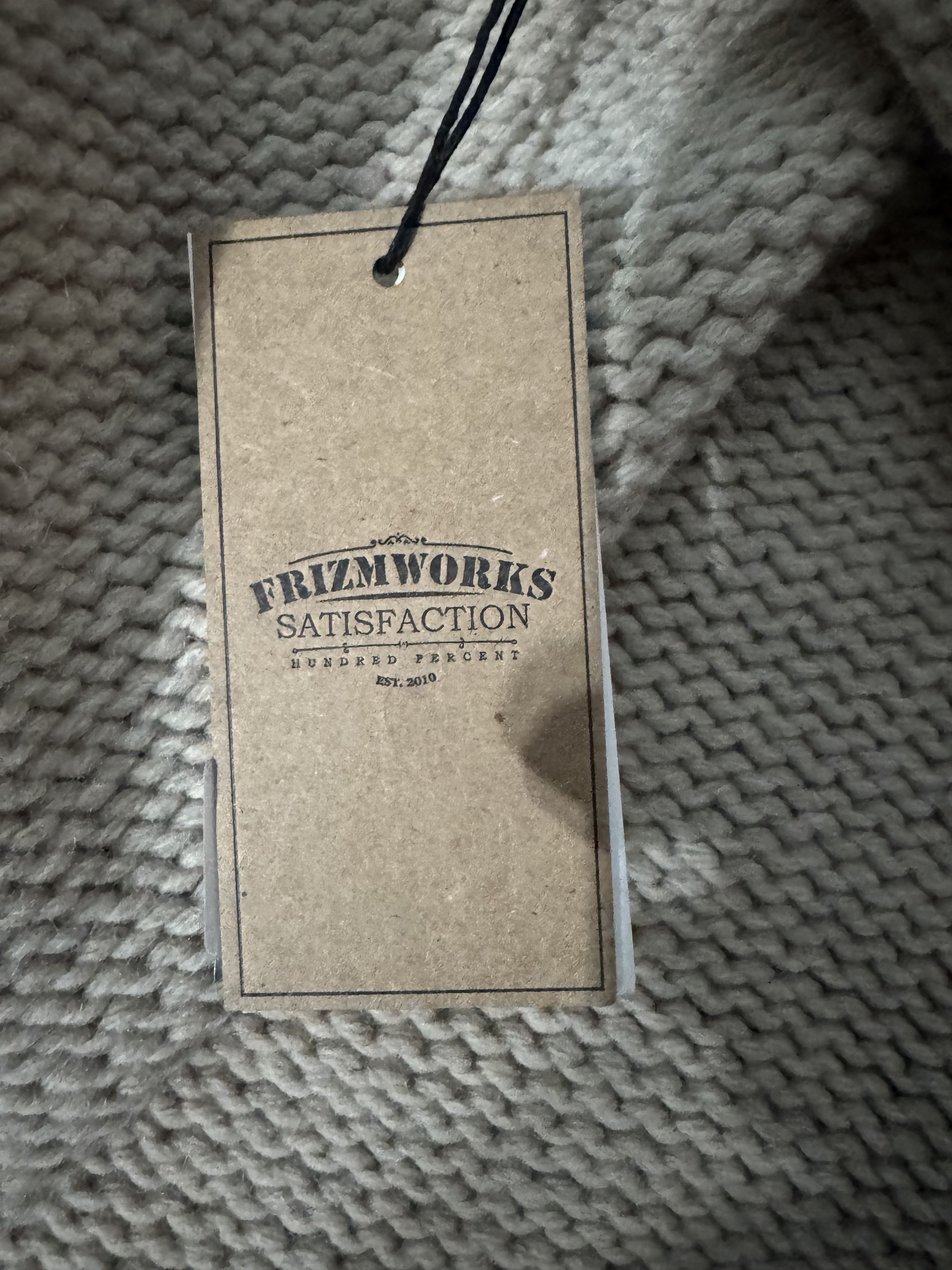 FrizmWORKS Heavy Cowichan Zipup Cardigan oatmeal Size US L / EU 52-54 / 3 - 6 Thumbnail