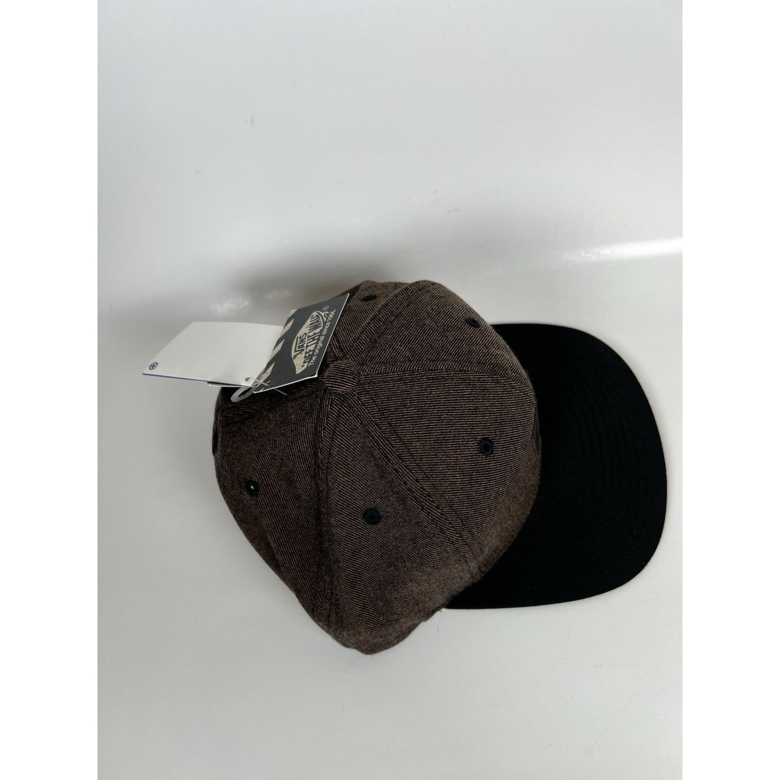 Vans Vans Starter Snapback Hat Cap Brown Black Retro Patch Size ONE SIZE - 6 Thumbnail