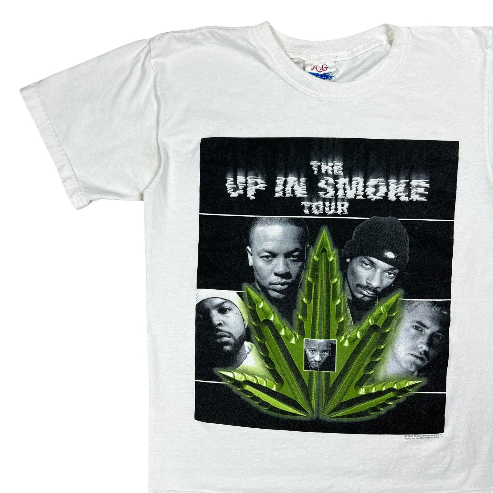 Rap Tees × Vintage 2000 Snoop Dogg Eminem Dr. Dre Ice Cube Up in Smoke Rap tee Size US M / EU 48-50 / 2 - 4 Thumbnail