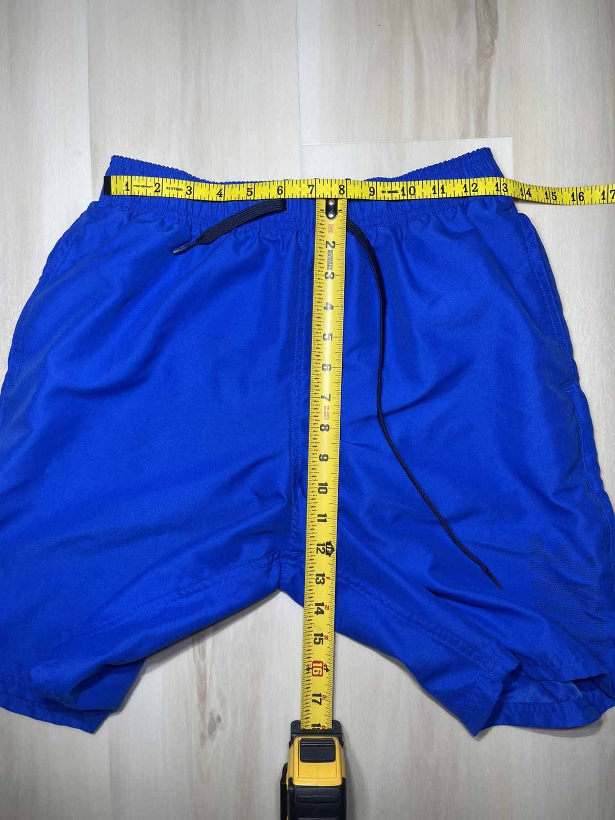 Nike Nike Swim Shorts Men’s Sz M Swimming Trunks Blue Drawstring Size US 30 / EU 46 - 5 Thumbnail