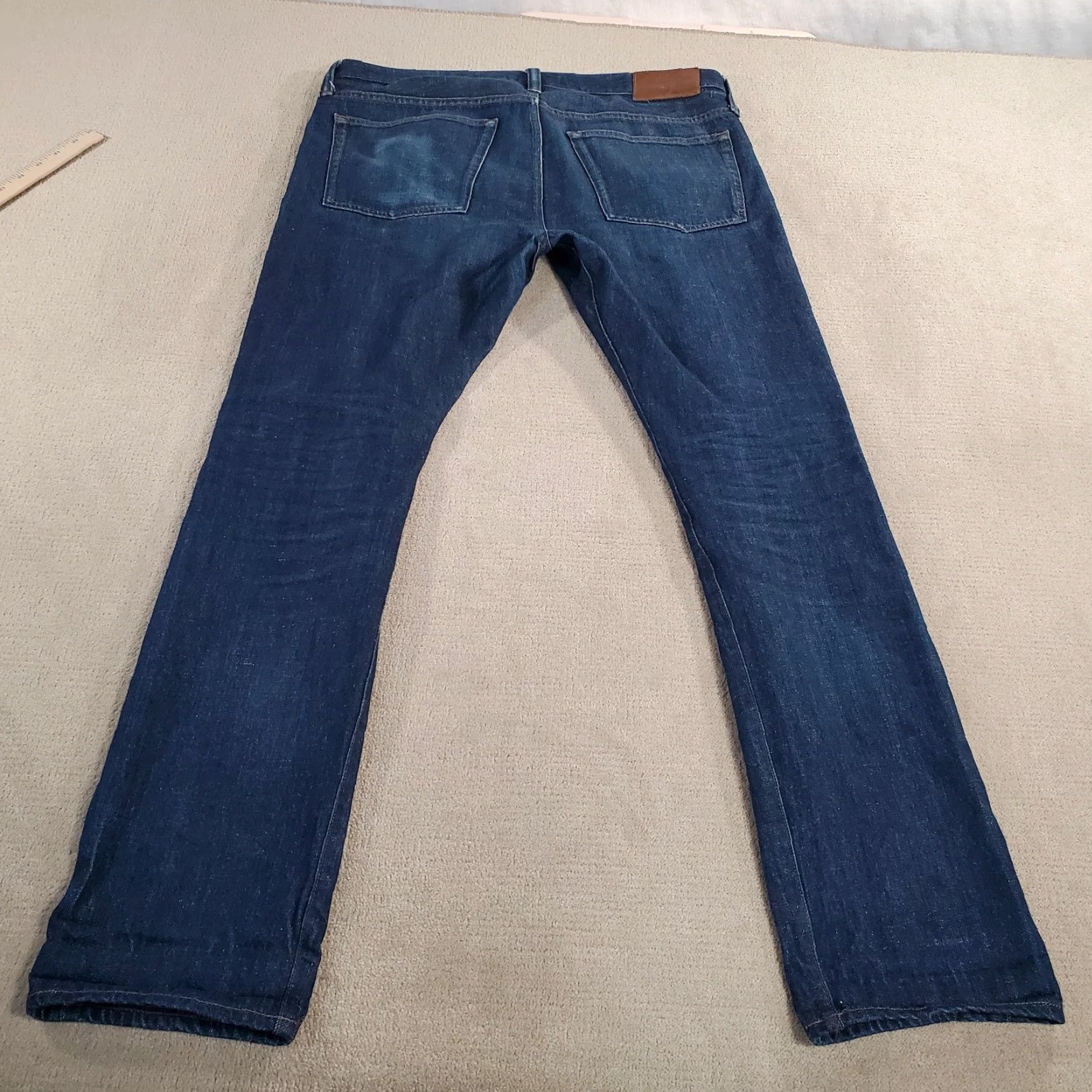 Madewell Madewell Jeans Mens 34x32 Slim Straight Leg Dark Wash Denim Size US 34 / EU 50 - 7 Thumbnail