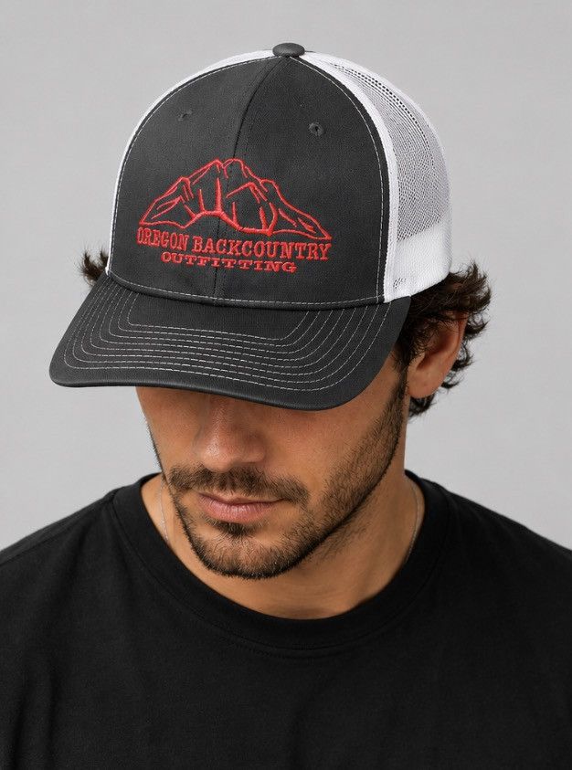 Richardson Richardson 112 Trucker Hat Oregon Backcountry Snapback Gray Size ONE SIZE - 1 Thumbnail