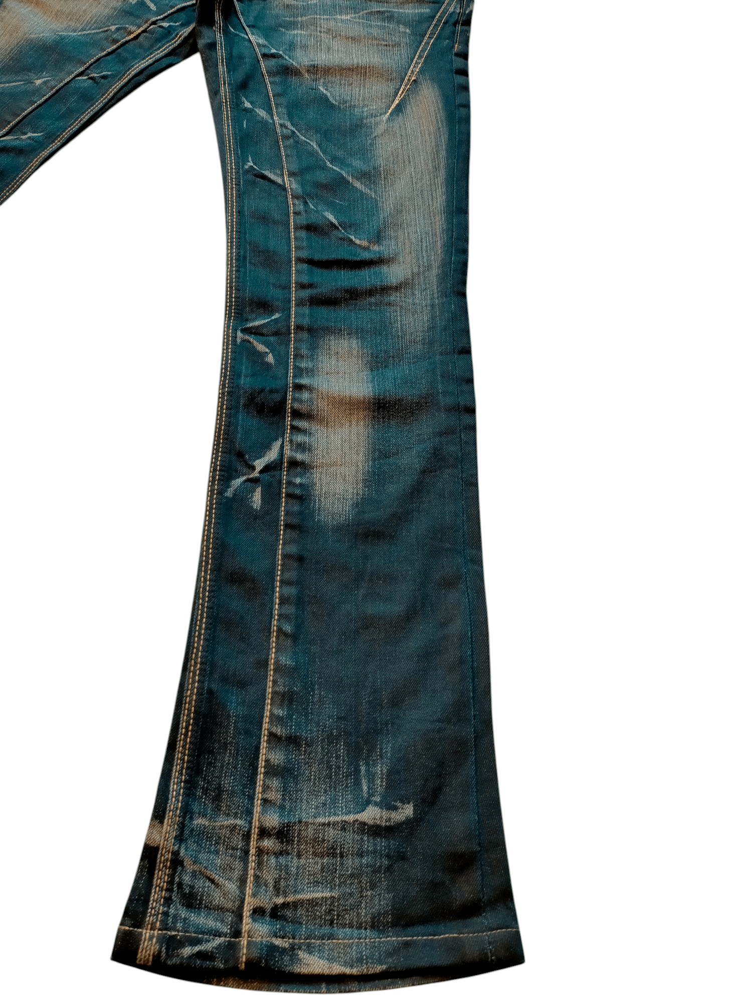 If Six Was Nine × Japanese Brand Flare Jeans Nicole Club Japan Black Boot cut Denim Size US 34 / EU 50 - 10 Thumbnail
