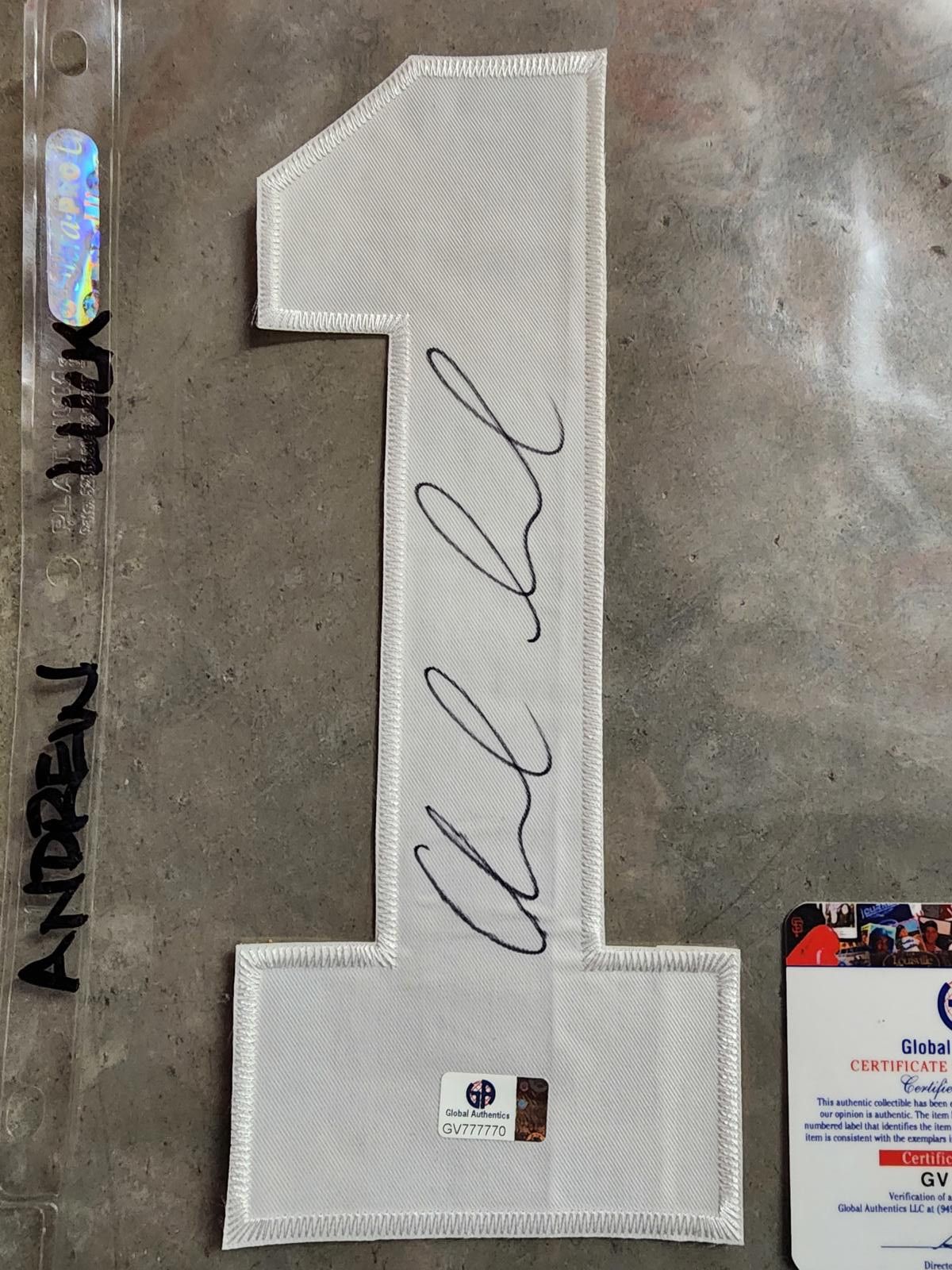 Other Andrew Luck autographed/signed #1. Indianapolis Colts. COA Size ONE SIZE - 1 Thumbnail