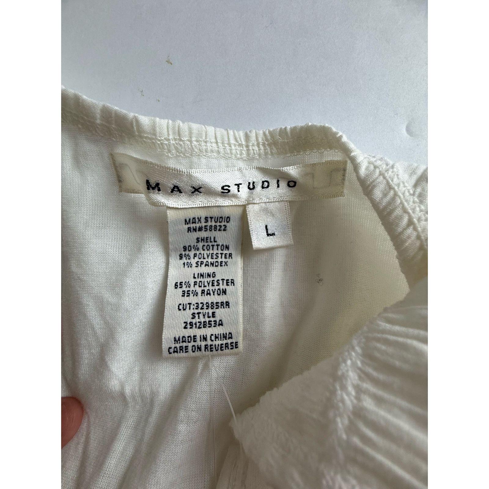 Other MAX STUDIO White Dress - Size Large - New with Tags Size L / US 10 / IT 46 - 10 Thumbnail