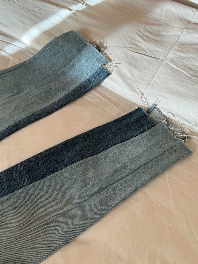 Maison Margiela Maison Margiela Two-color stitching wool jeans 2502-Nextarr Size 25" / US 0 / IT 36 - 4 Thumbnail