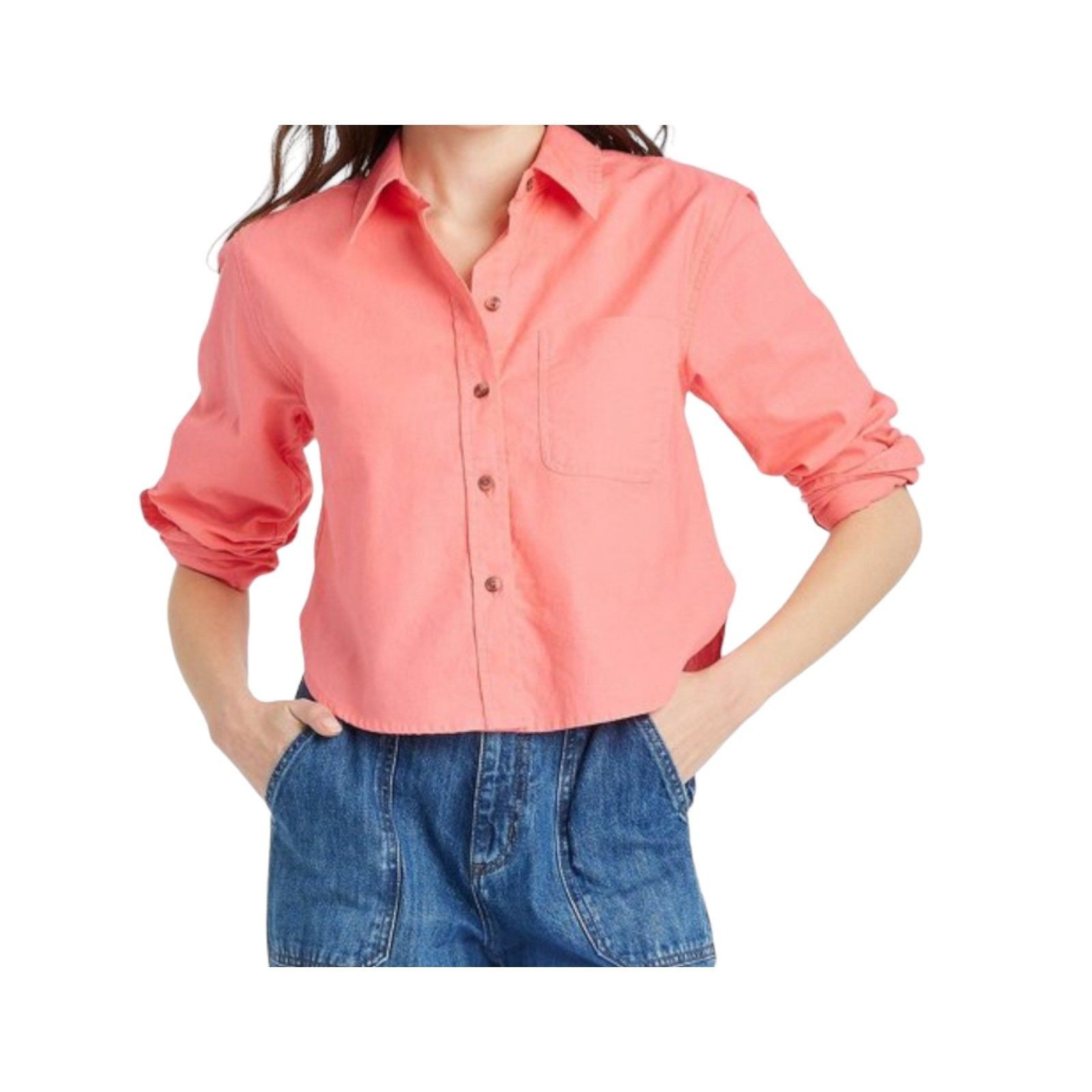 Other Universal Thread - Women's Long Sleeve Collared Button-Down Size XS / US 0-2 / IT 36-38 - 1 Thumbnail