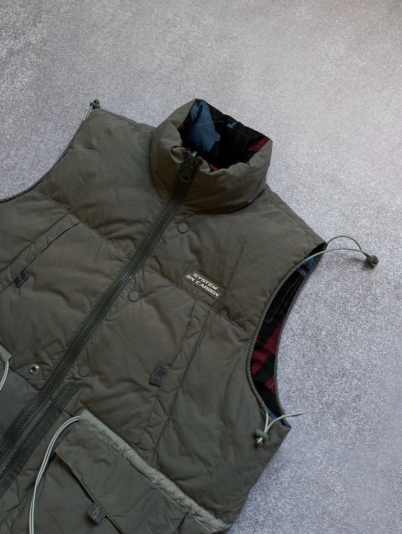C2H4 C2H4 Reversible On Carbon Gorpcore Puffer Vest Rare Y2K Size US L / EU 52-54 / 3 - 4 Thumbnail
