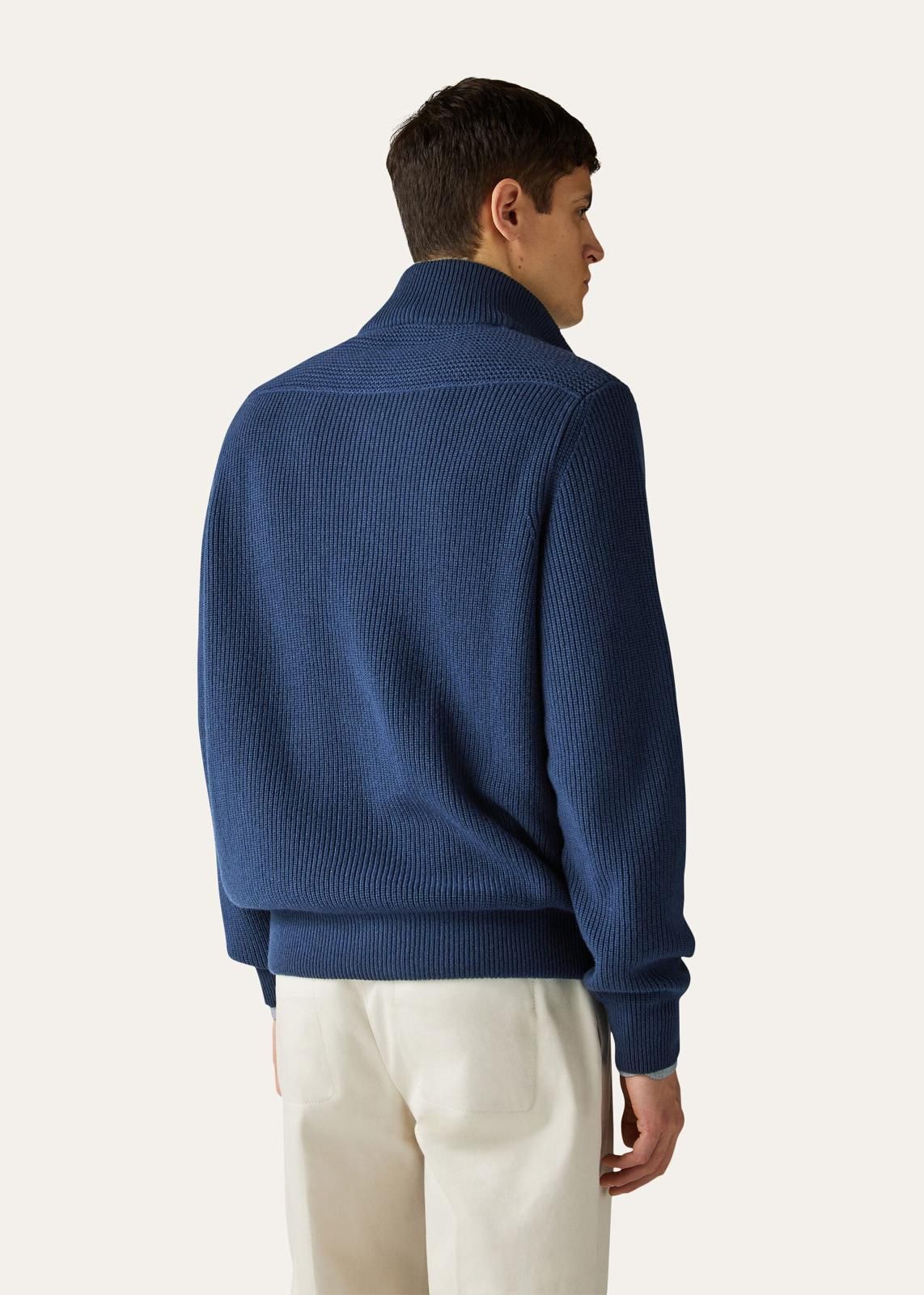 Loro Piana o1srvl11e1224 Greymouth Cashmere Bomber Jacket in Navy Blue Size US M / EU 48-50 / 2 - 4 Thumbnail