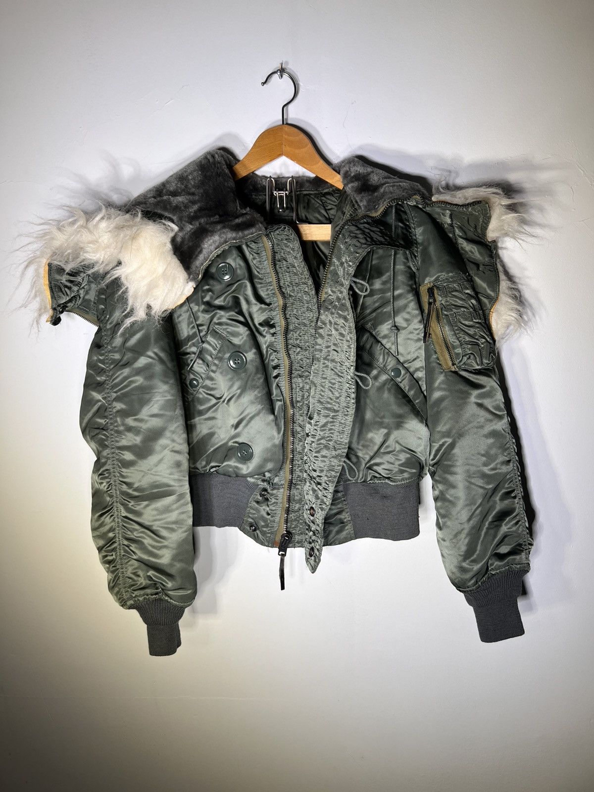 Alpha Industries Vintage Alpha Industries N-2B Bomber Jacket 1977 Size US M / EU 48-50 / 2 - 7 Thumbnail