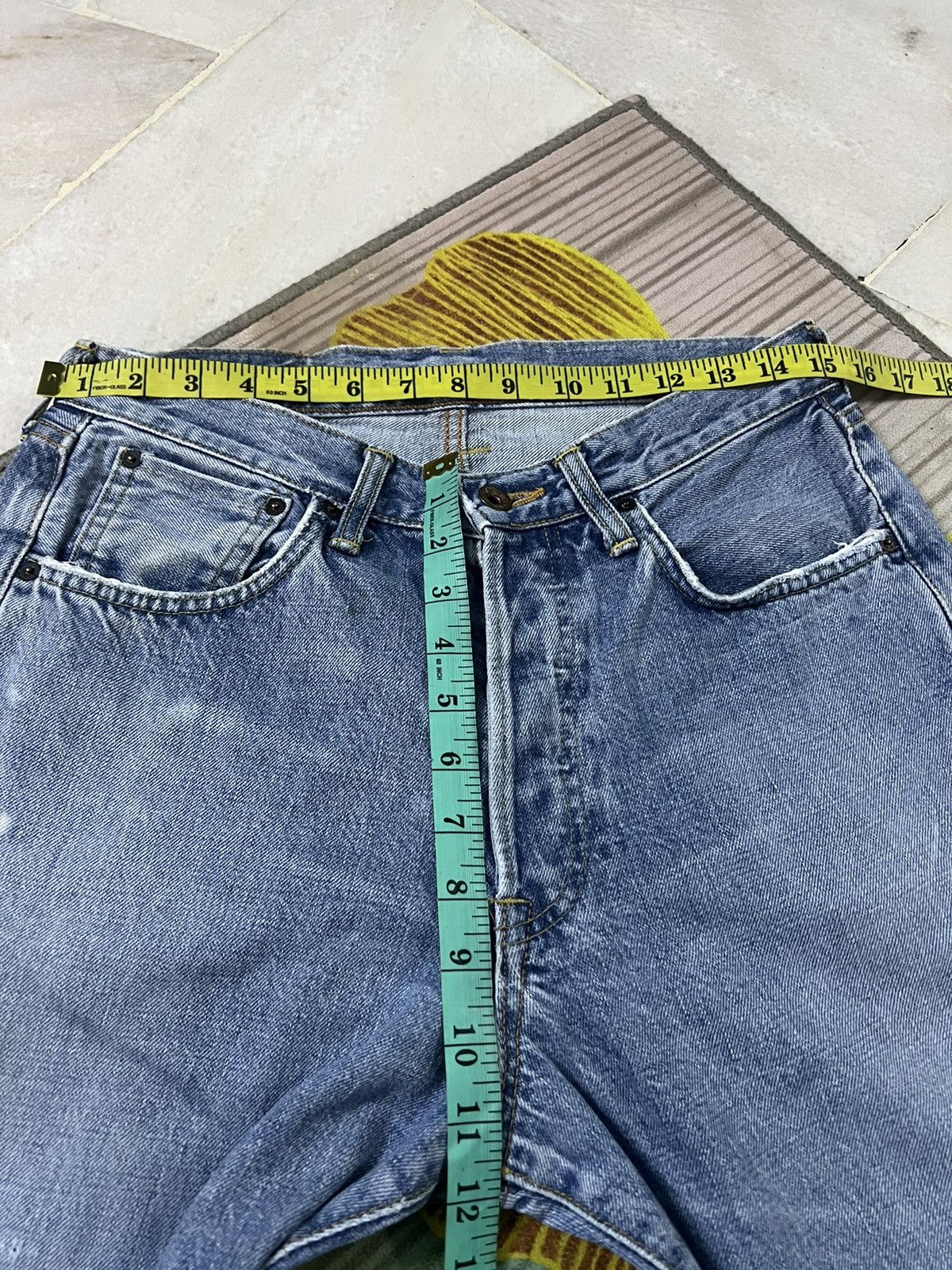 Edwin × If Six Was Nine × Japanese Brand Vintage Edwin 505X Selvedge Baggy Jeans Japan Size US 30 / EU 46 - 12 Thumbnail
