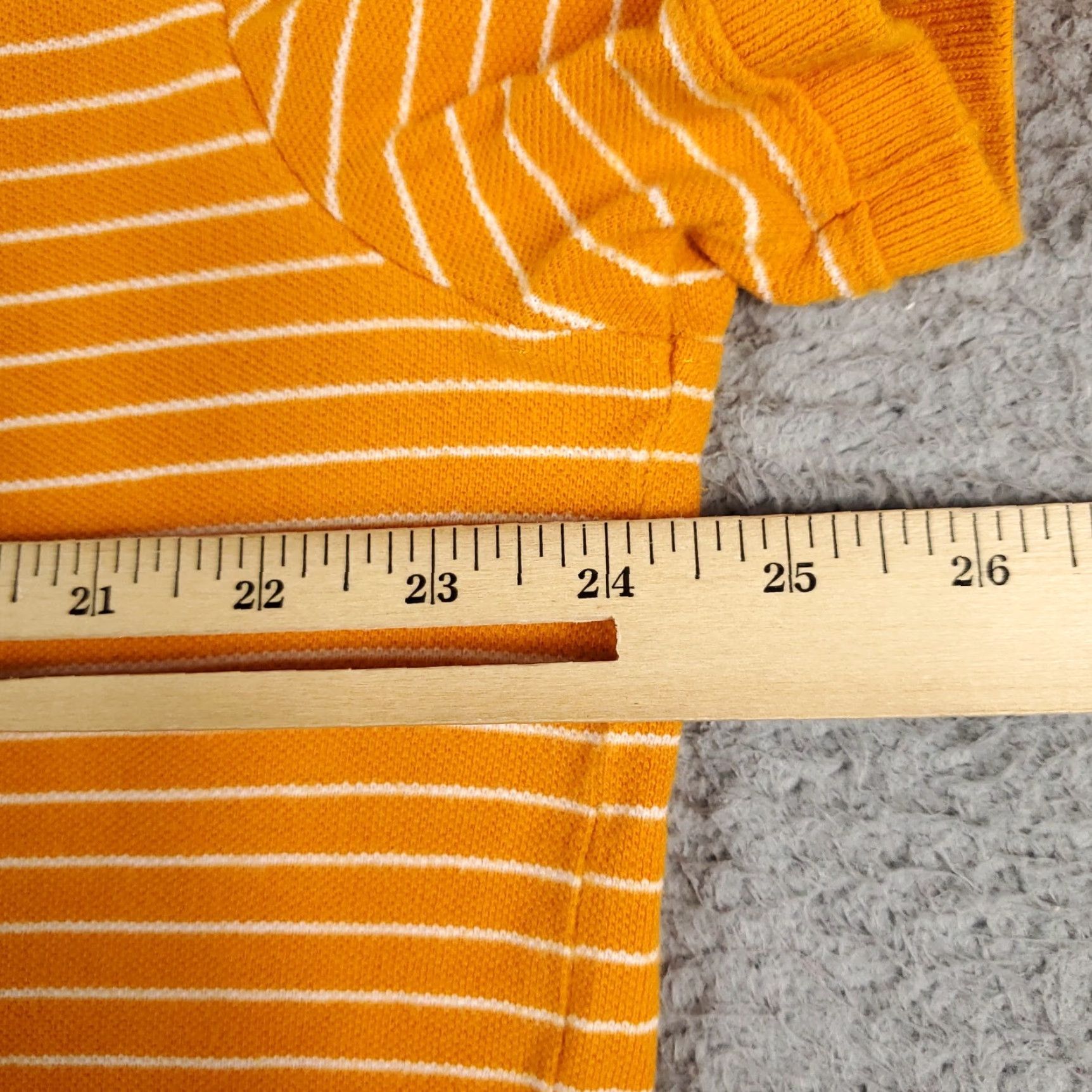 Nautica Nautica Polo Shirt Mens XL Orange Striped Short Sleeve Casual Button-Front Classic Colorful Preppy Shirt Mens XL Orange Size US XL / EU 56 / 4 - 6 Thumbnail