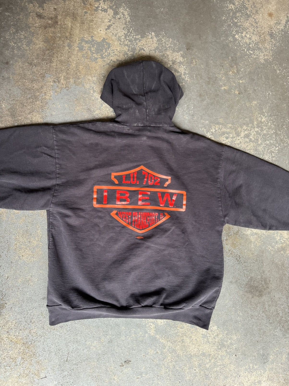 Harley Davidson Ibew Biker Hoodie Size US L / EU 52-54 / 3 - 1 Thumbnail