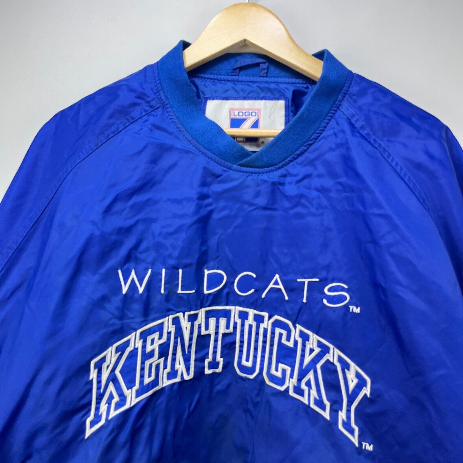 Logo 7 × Vintage Vintage 90s Logo 7 Kentucky Wildcats Pullover Jacket Large Size US L / EU 52-54 / 3 - 2 Thumbnail