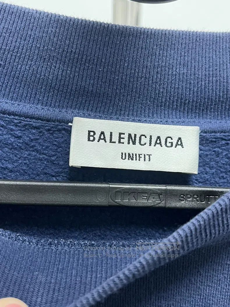Balenciaga Balenciaga Blue GAY Embroidered Slogan Long-Sleeve Sweatsh Size US M / EU 48-50 / 2 - 4 Thumbnail