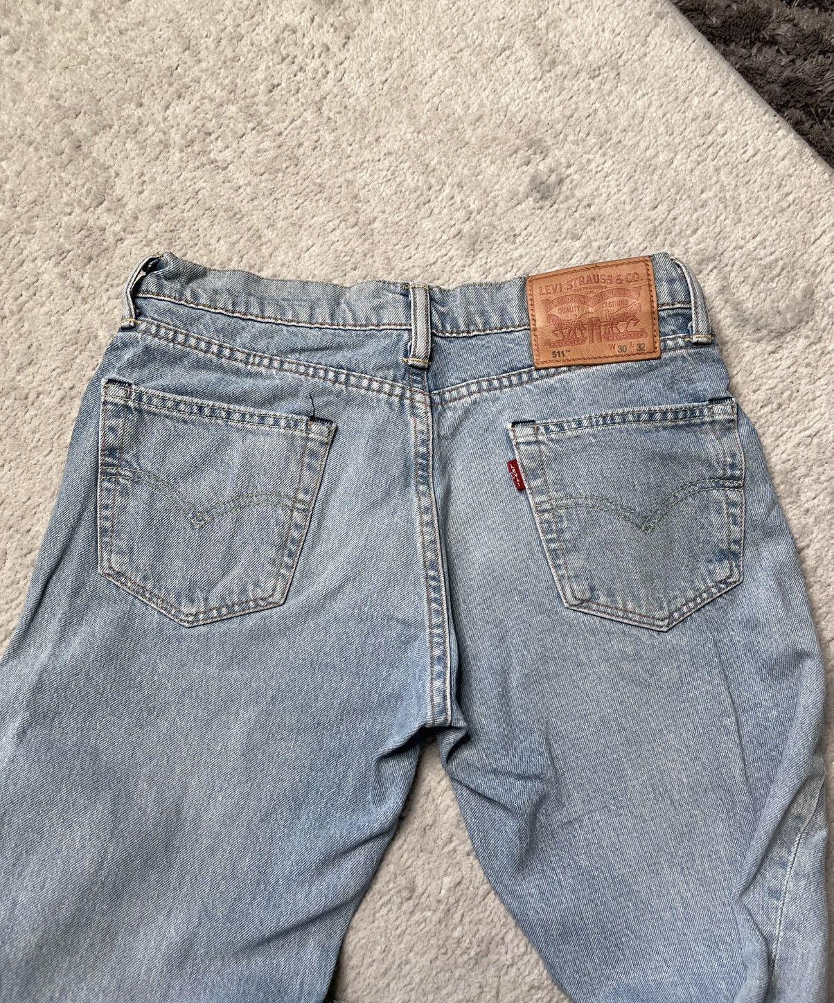 Levi's Vintage Blue Levi’s Straight Leg Jeans Trousers Basic 511 Size 28" / US 6 / IT 42 - 3 Thumbnail