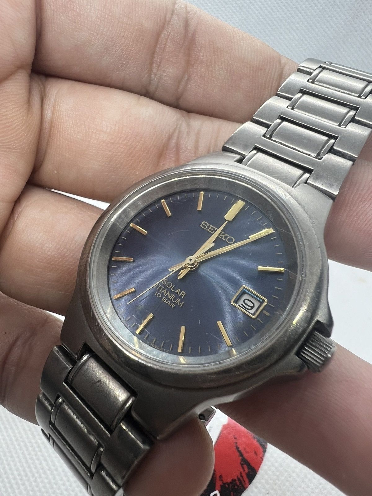 Seiko Seiko Solar Titanium V145-0D60 Size ONE SIZE - 6 Thumbnail