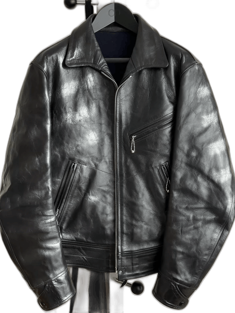 Freewheelers Black Leather Jacket by Freewheelers Size US M / EU 48-50 / 2 - 1 Thumbnail