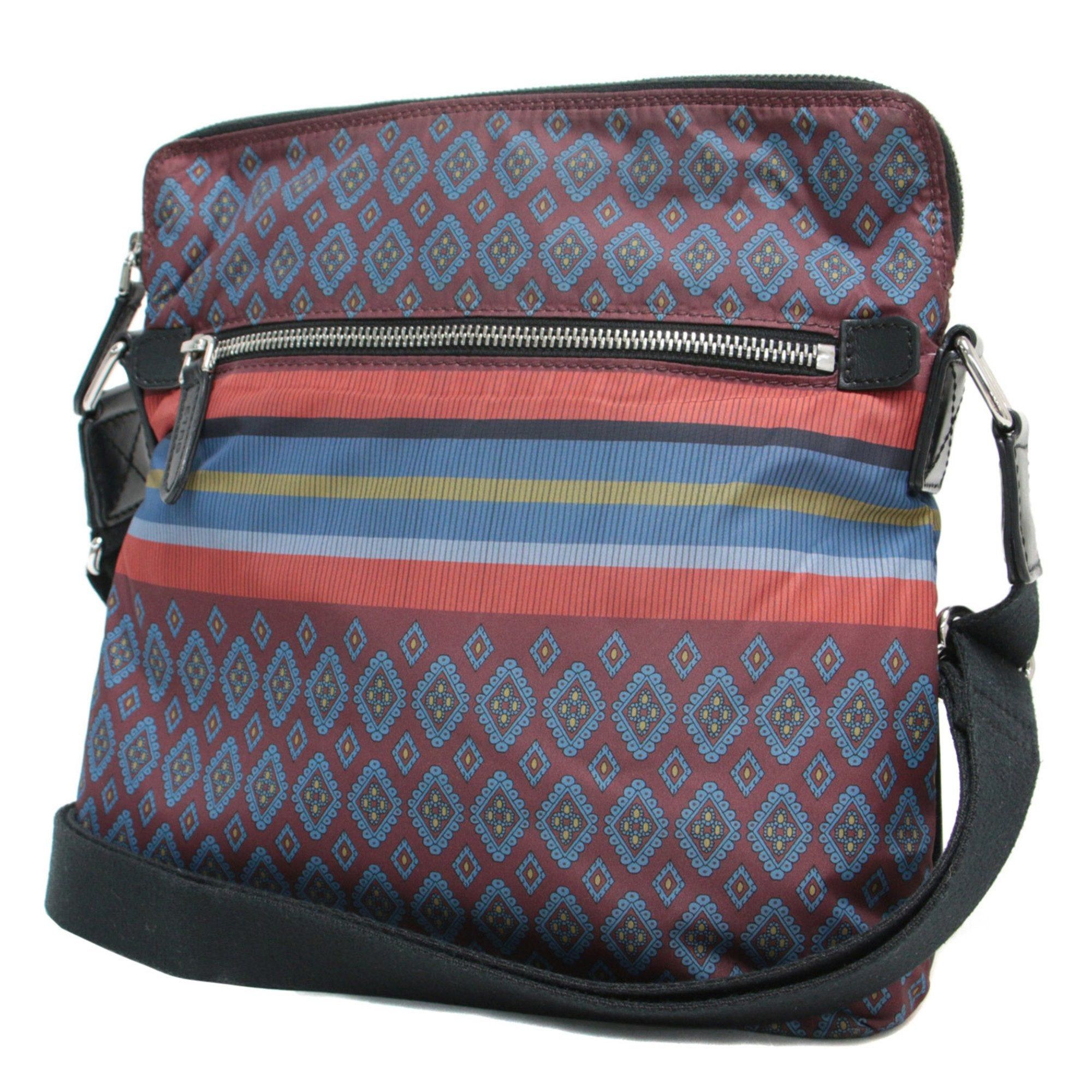 image of Etro Bag Shoulder Bordeaux Zipper Crossbody Paisley Pattern Print Border R Modern Mini in Red, Wome