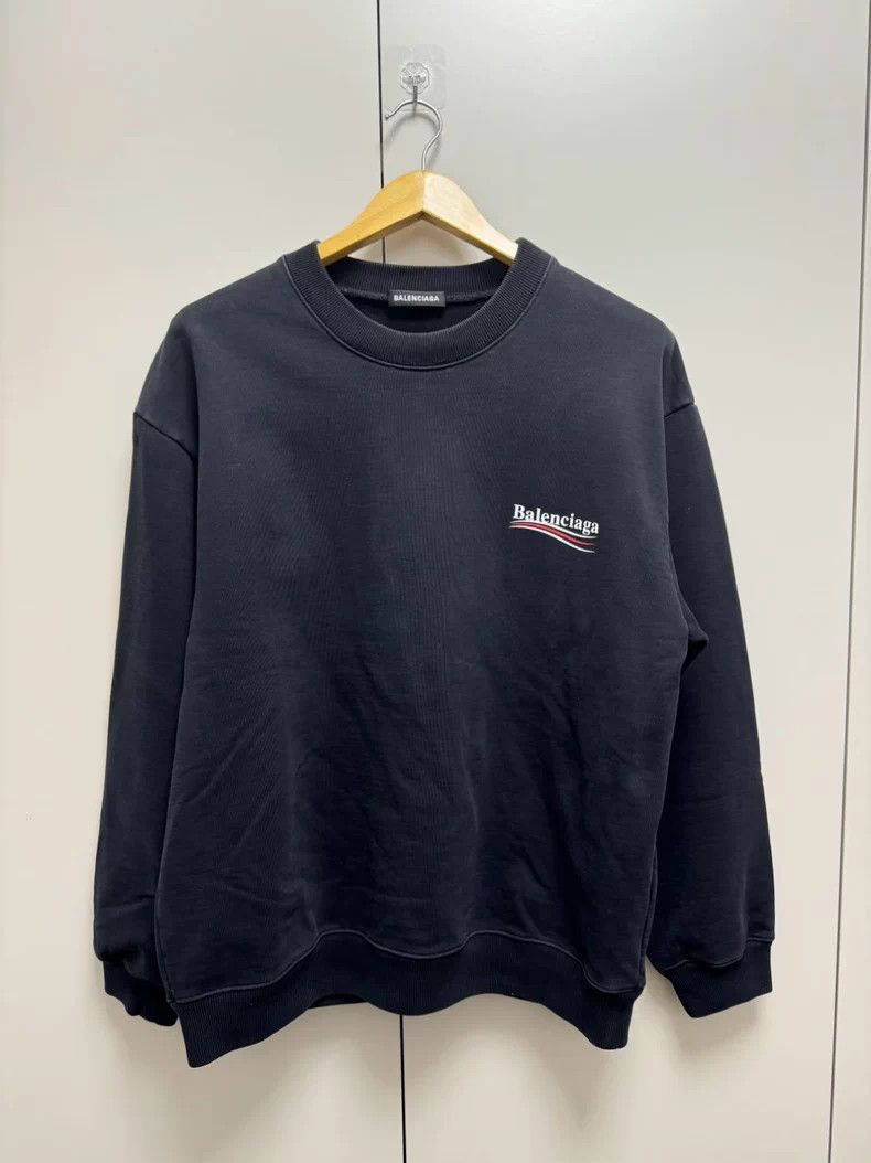 Balenciaga Balenciaga Black Embroidered Coke Sweatshirt - dmc Size US XL / EU 56 / 4 - 1 Thumbnail
