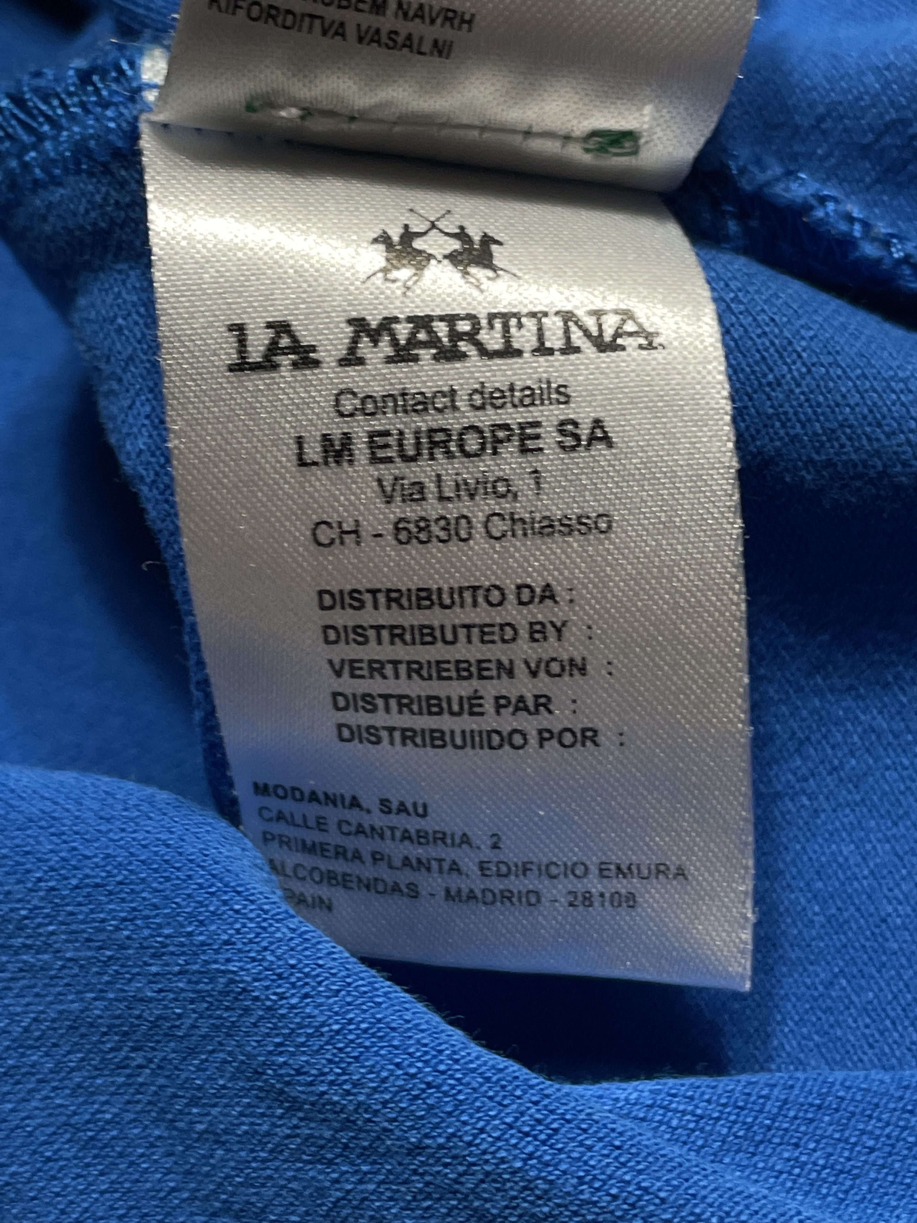 La Martina RARE La Martina Vintage Y2K Polo T-Shirt Size US L / EU 52-54 / 3 - 14 Thumbnail