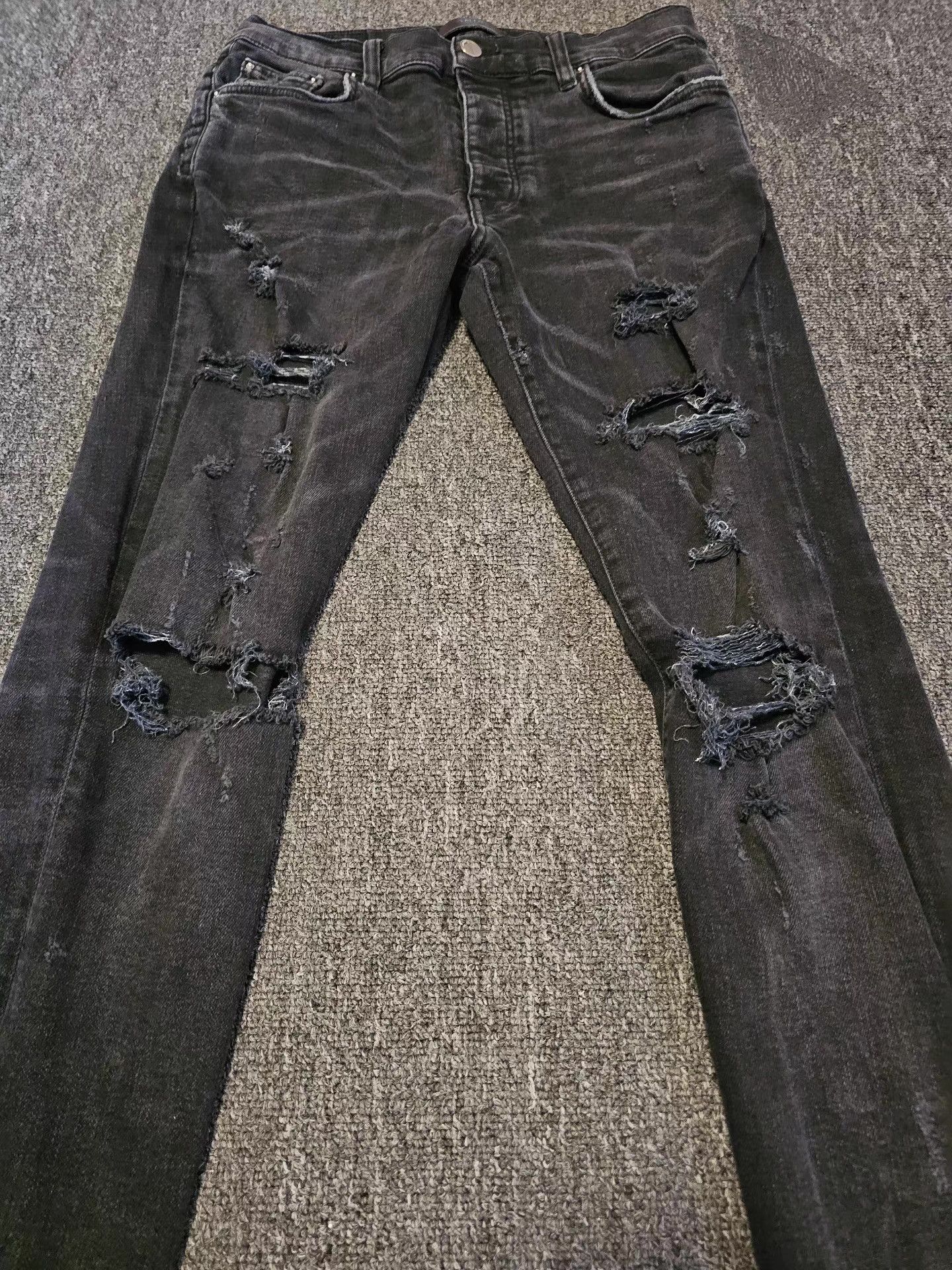 Amiri Amiri Distressed Jeans Size US 32 / EU 48 - 2 Thumbnail
