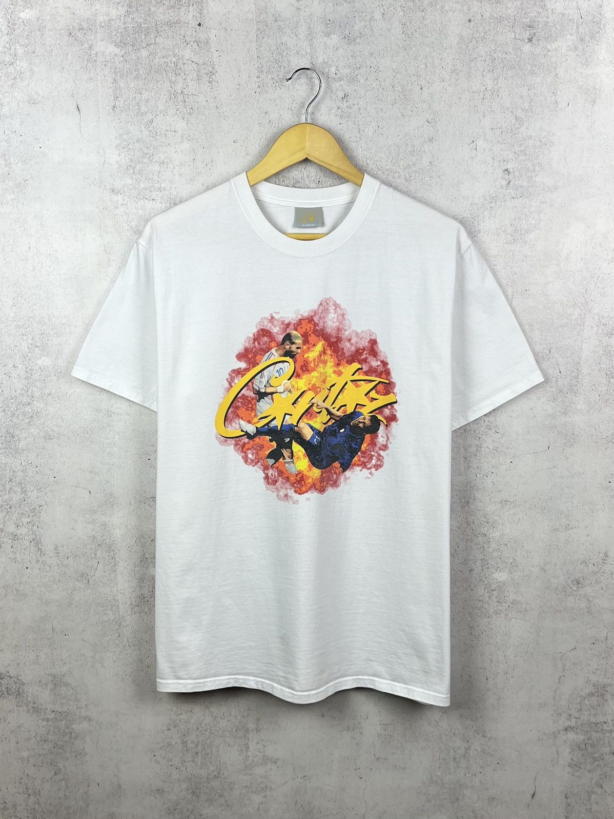 Corteiz Corteiz Zidane World Cup Headbutt T-Shirt Rare Rap Hype Y2K Size US L / EU 52-54 / 3 - 1 Thumbnail