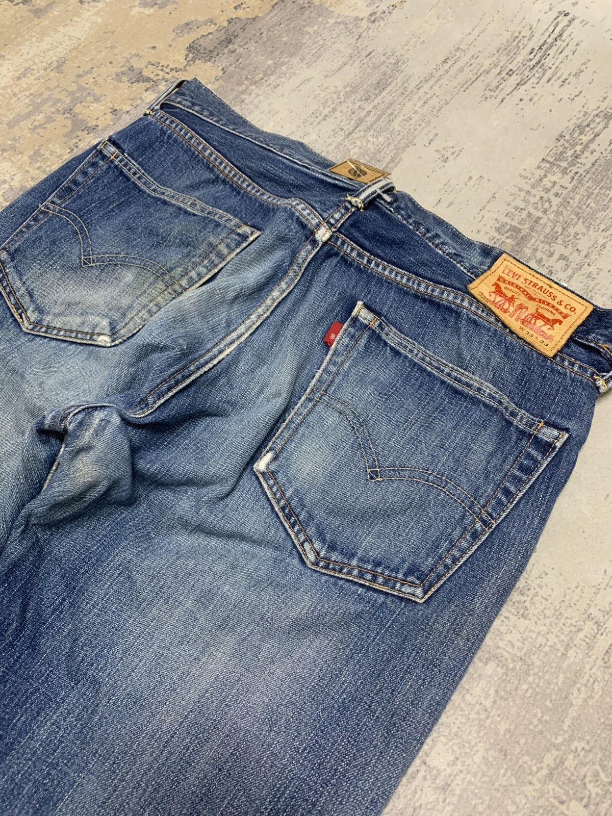 Levi's Vintage Levis 505 Jeans Faded Blue Denim W34x28.5 Size US 34 / EU 50 - 8 Thumbnail