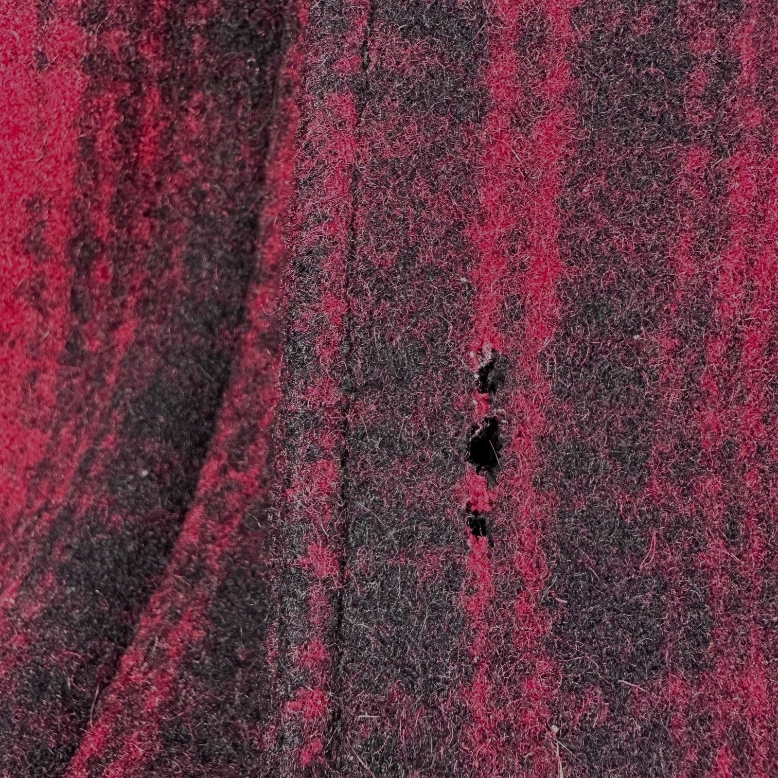 & Other Stories Vintage Woolrich Jacket Men’s 44 Red Black Plaid Wool Coat Size US L / EU 52-54 / 3 - 13 Thumbnail