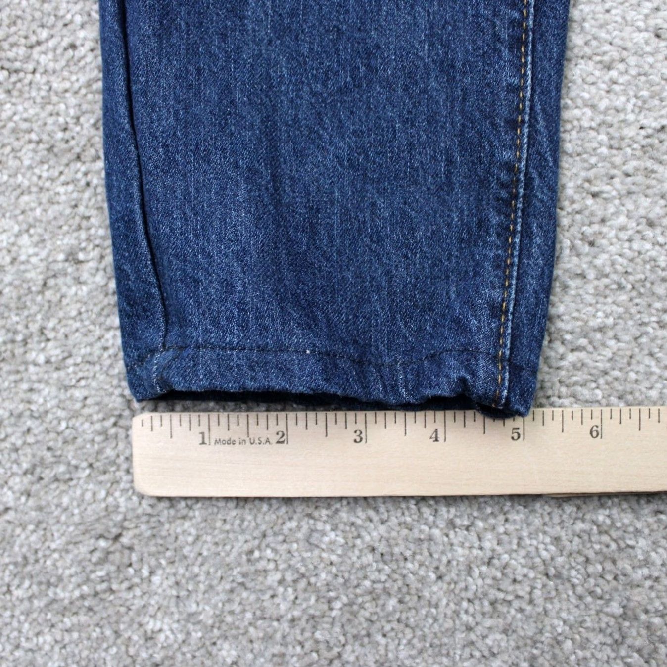 Abercrombie & Fitch Abercrombie & Fitch Jeans Mens 30x26 Blue Langdon Distressed Slim Fit Denim Shirt? Size US 30 / EU 46 - 4 Thumbnail