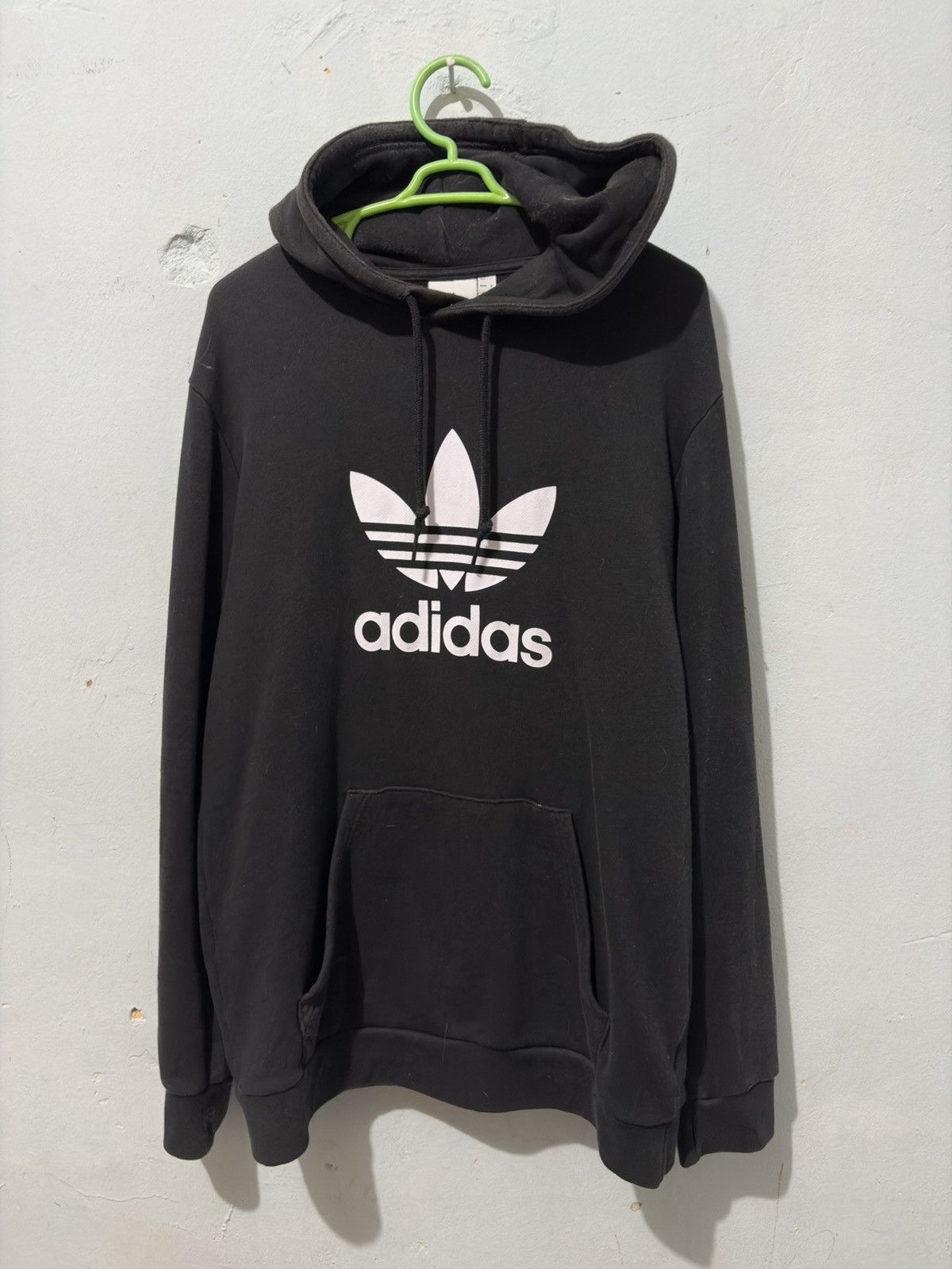 Adidas Adidas Originals Trefoil Black Hoodie Vintage Style Size US M / EU 48-50 / 2 - 1 Thumbnail