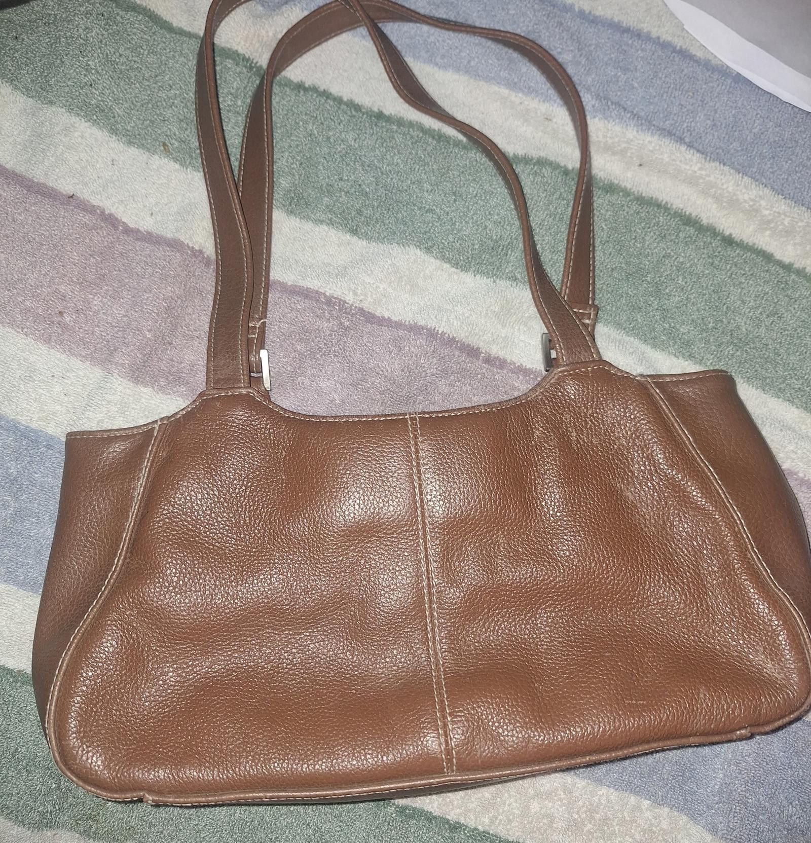 Mossimo Brown Leather Mossimo Shoulder Purse Size ONE SIZE - 2 Thumbnail