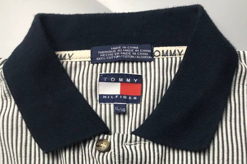 Tommy Hilfiger Tommy Hilfiger rugby Shirt vintage long sleeve Tee Polo Size US XL / EU 56 / 4 - 5 Thumbnail