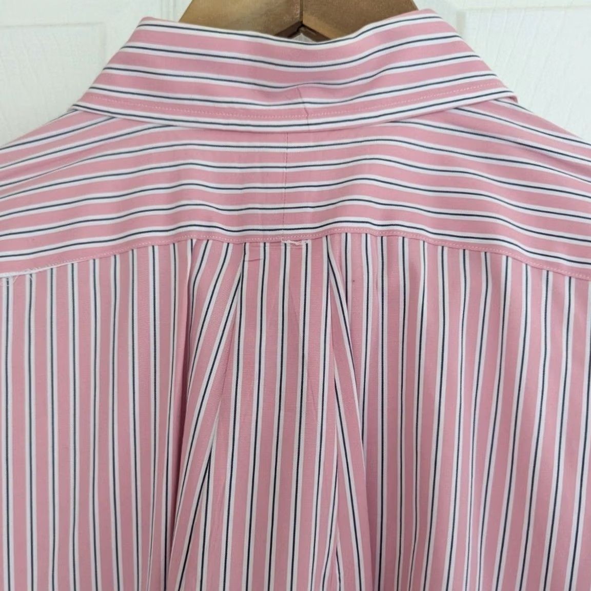 Ralph Lauren Ralph Lauren Button-Down Shirt Mens 16 32/33 Pink White Navy Striped Classic Fit Button-Up Collar Long Sleeve Embroidered Pony Size US XS / EU 42 / 0 - 4 Thumbnail